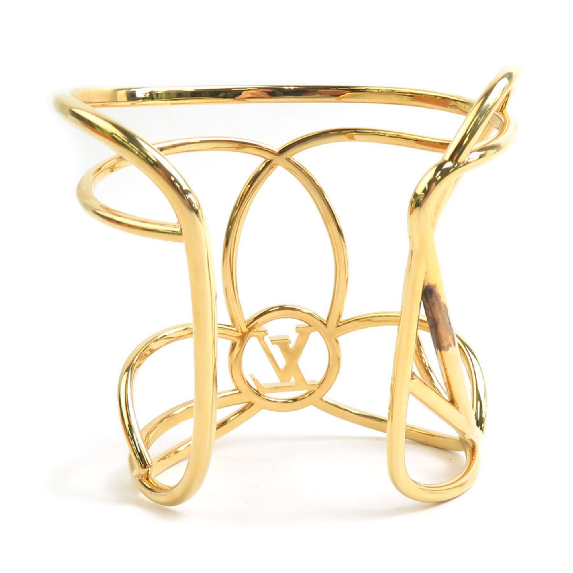 Louis Vuitton Louis Vuitton Bangle Bracelet Cuff Philgram Metal Gold Women's M1471M Free Shipping h32050a Size ONE SIZE - 3 Thumbnail