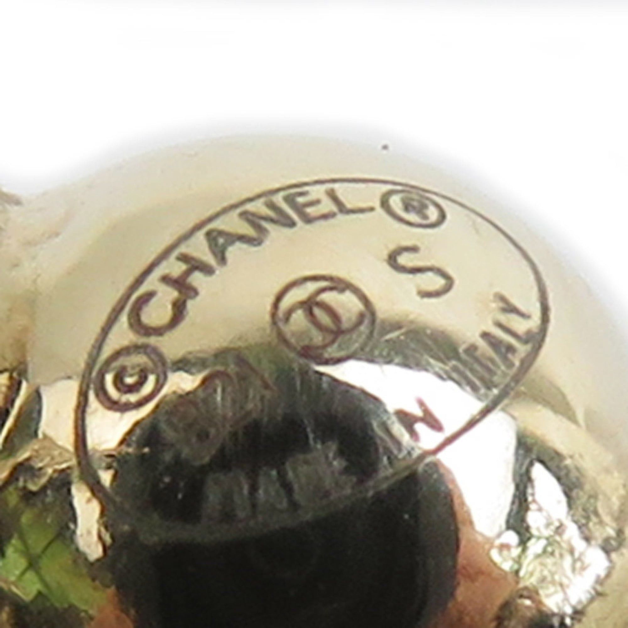Chanel Chanel earrings, Matelassé design, metal, faux pearl, gold, women's, free shipping, h32051i Size ONE SIZE - 8 Thumbnail