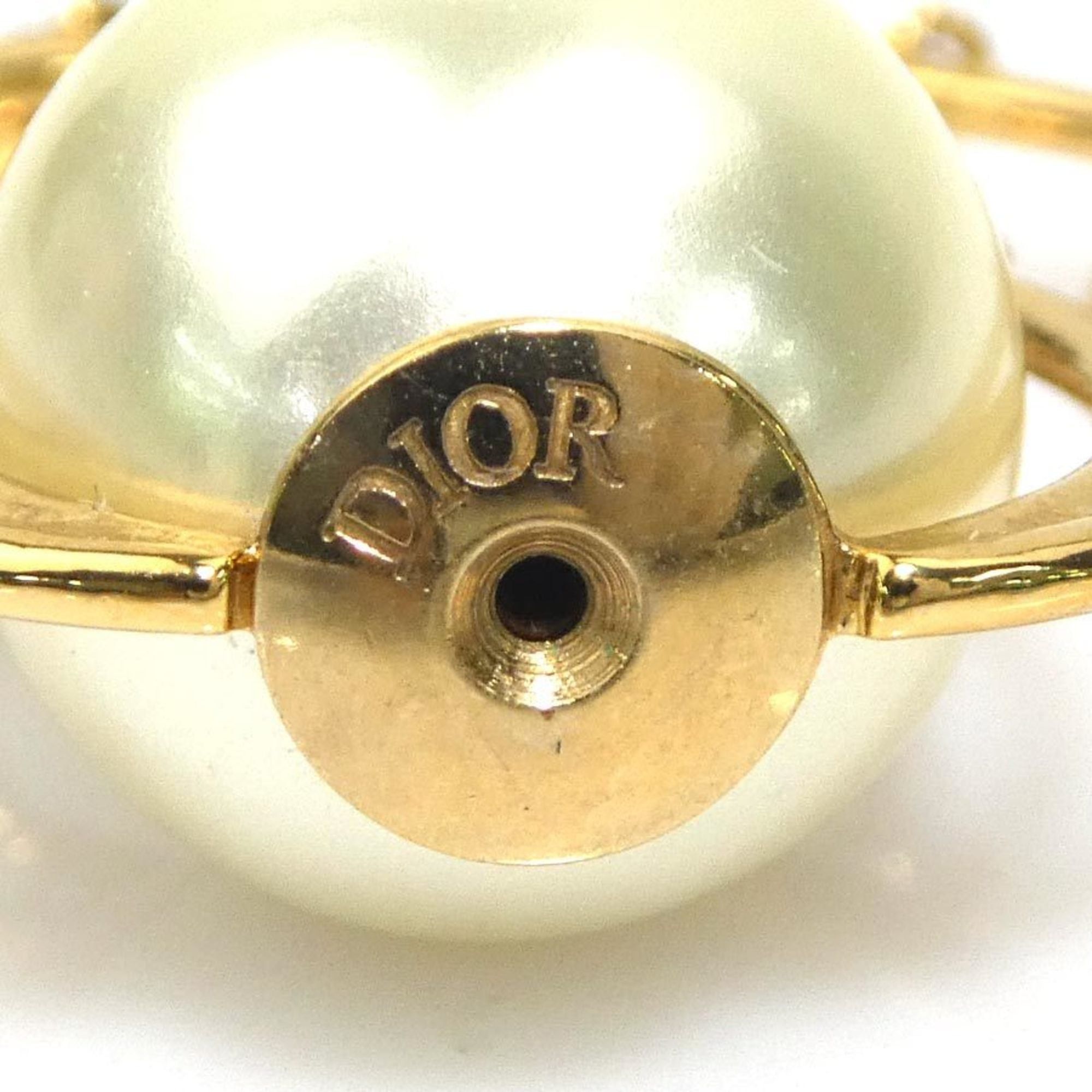 Dior Christian Dior Tribal Earrings, Metal, Gold, Women's, Free Shipping, h32054k Size ONE SIZE - 9 Thumbnail