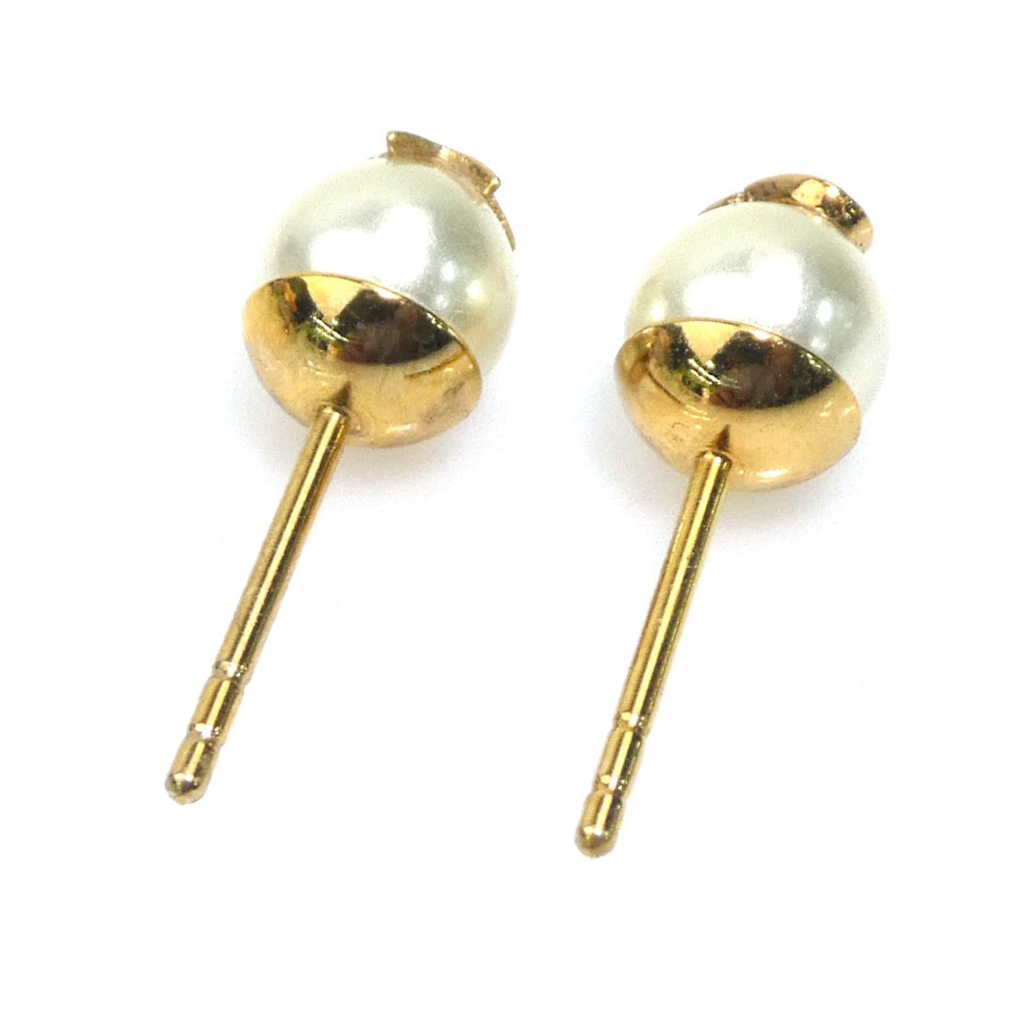 Dior Christian Dior Tribal Earrings, Metal, Gold, Women's, Free Shipping, h32054k Size ONE SIZE - 6 Thumbnail