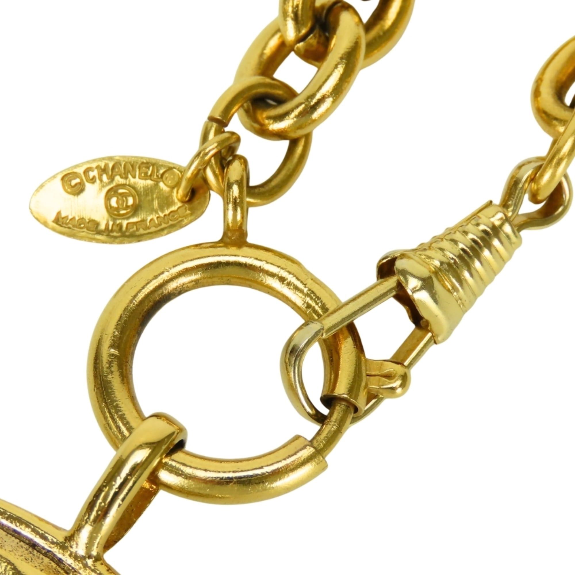 Chanel Chanel Cambon Line Necklace 31 RUE CAMBON Metal Gold Plated Medal Long Women's CHANEL Size ONE SIZE - 5 Thumbnail