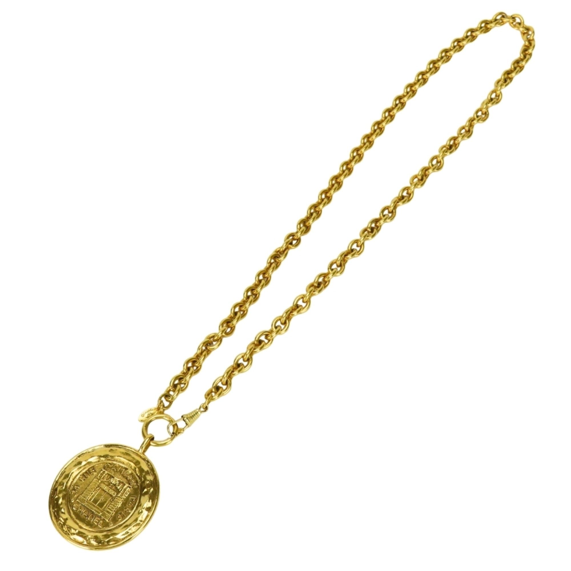 Chanel Chanel Cambon Line Necklace 31 RUE CAMBON Metal Gold Plated Medal Long Women's CHANEL Size ONE SIZE - 3 Thumbnail