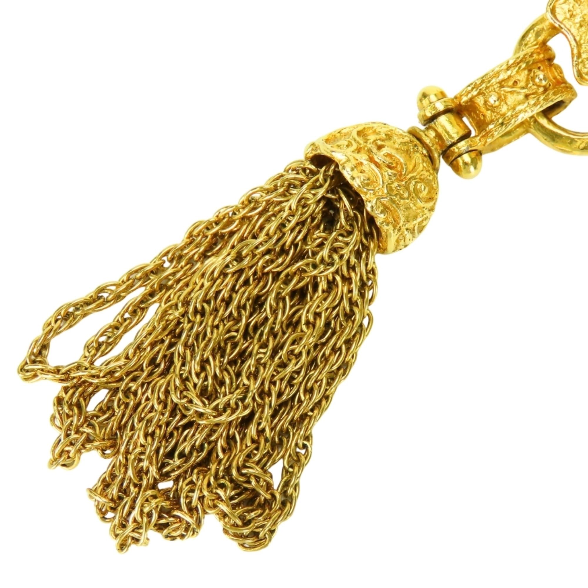 Chanel Chanel Necklace, Coco Mark, Fringe, Metal, Gold Plated, Long, Women's CHANEL Size ONE SIZE - 4 Thumbnail