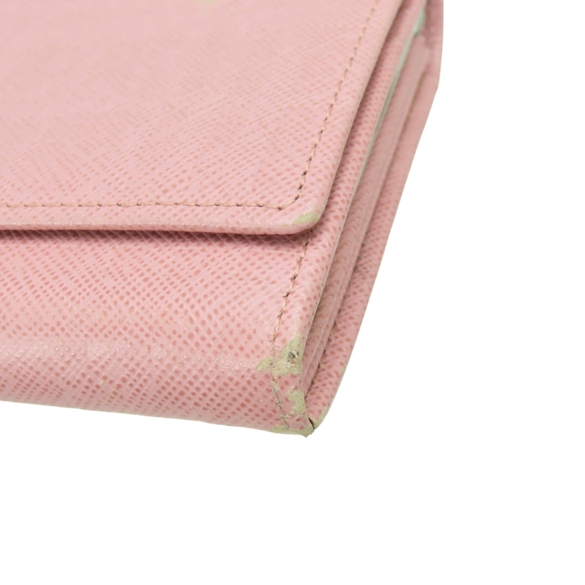 Burberry Burberry long wallet, leather, pink, clasp closure, check pattern, women's. Size ONE SIZE - 8 Thumbnail