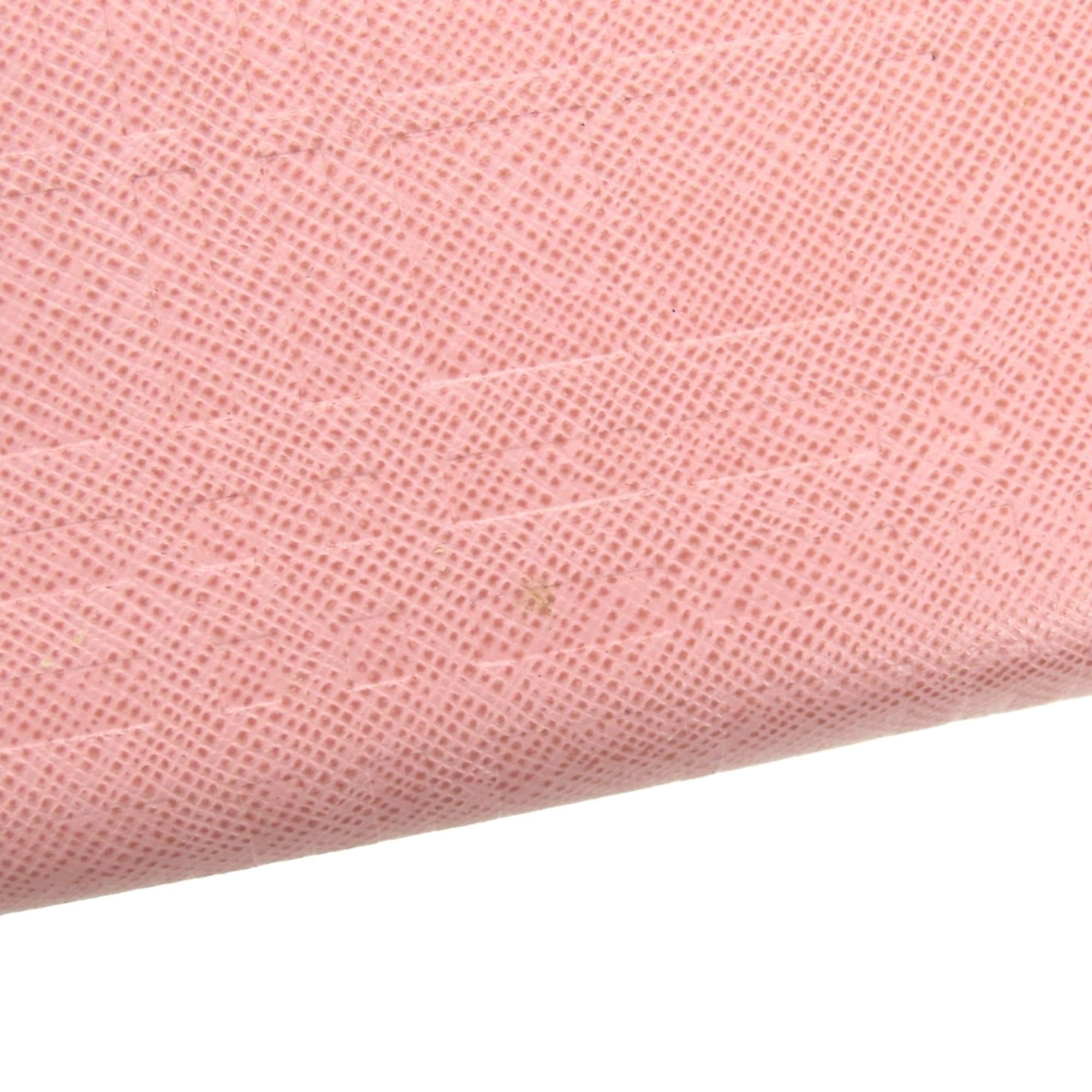 Burberry Burberry long wallet, leather, pink, clasp closure, check pattern, women's. Size ONE SIZE - 25 Thumbnail