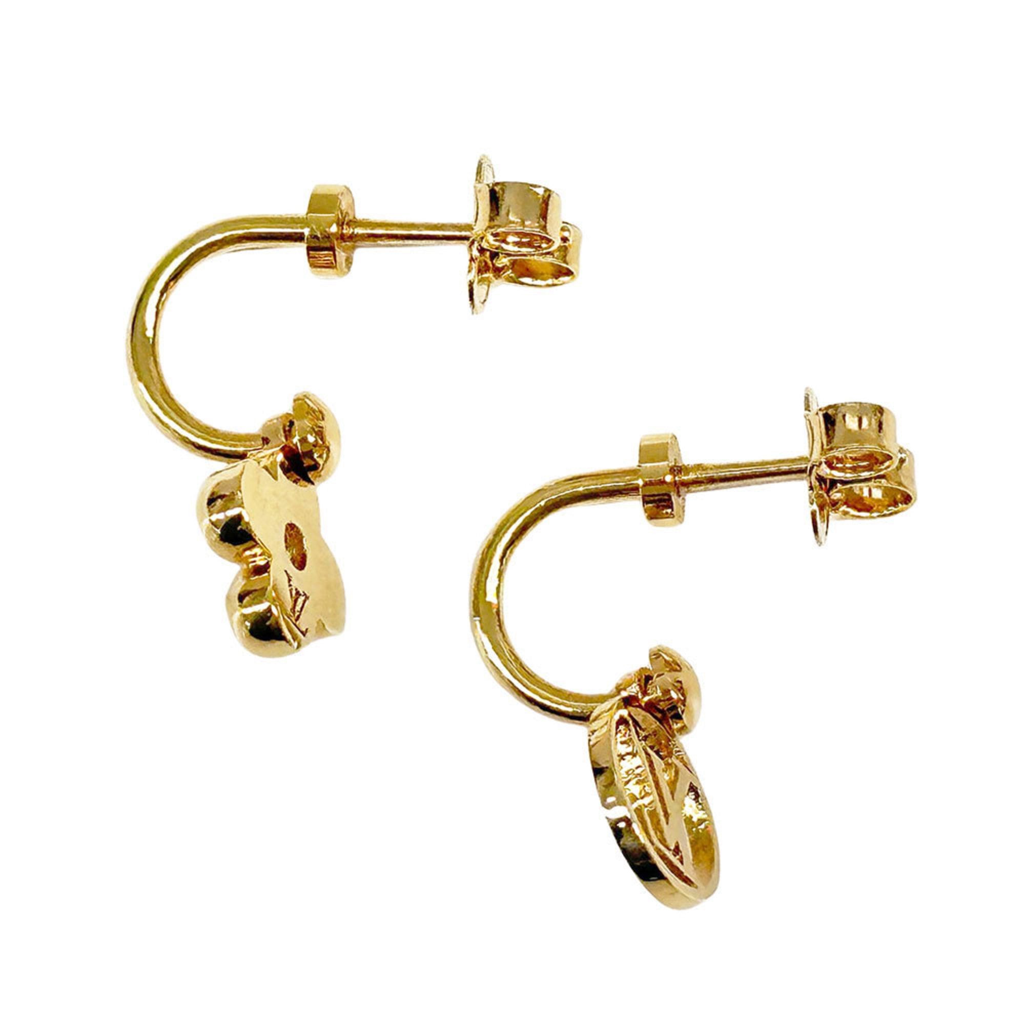 Louis Vuitton Louis Vuitton Earrings for Women, Blooming Gold, M64859, Accessories, Pair Size ONE SIZE - 2 Thumbnail