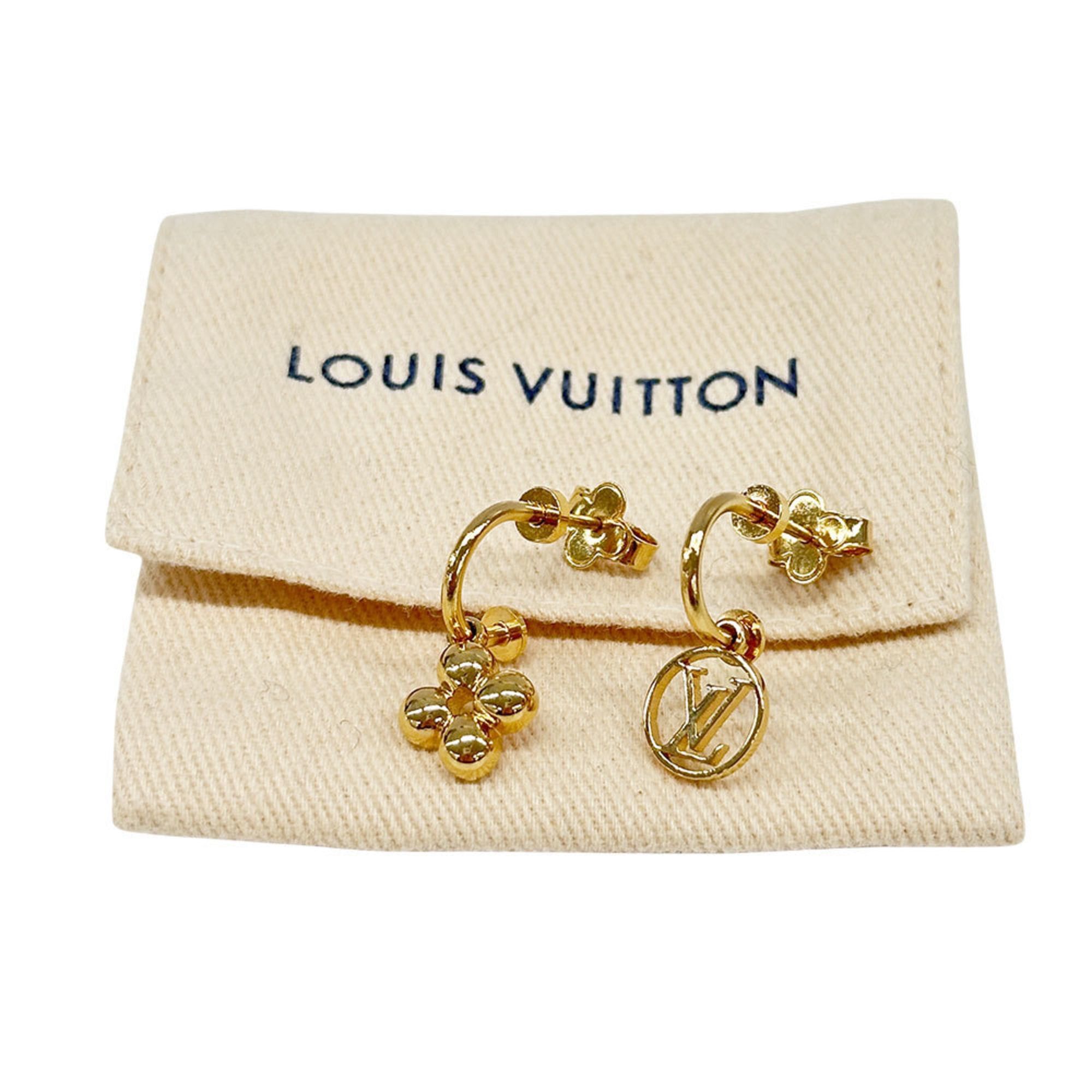 Louis Vuitton Louis Vuitton Earrings for Women, Blooming Gold, M64859, Accessories, Pair Size ONE SIZE - 4 Thumbnail