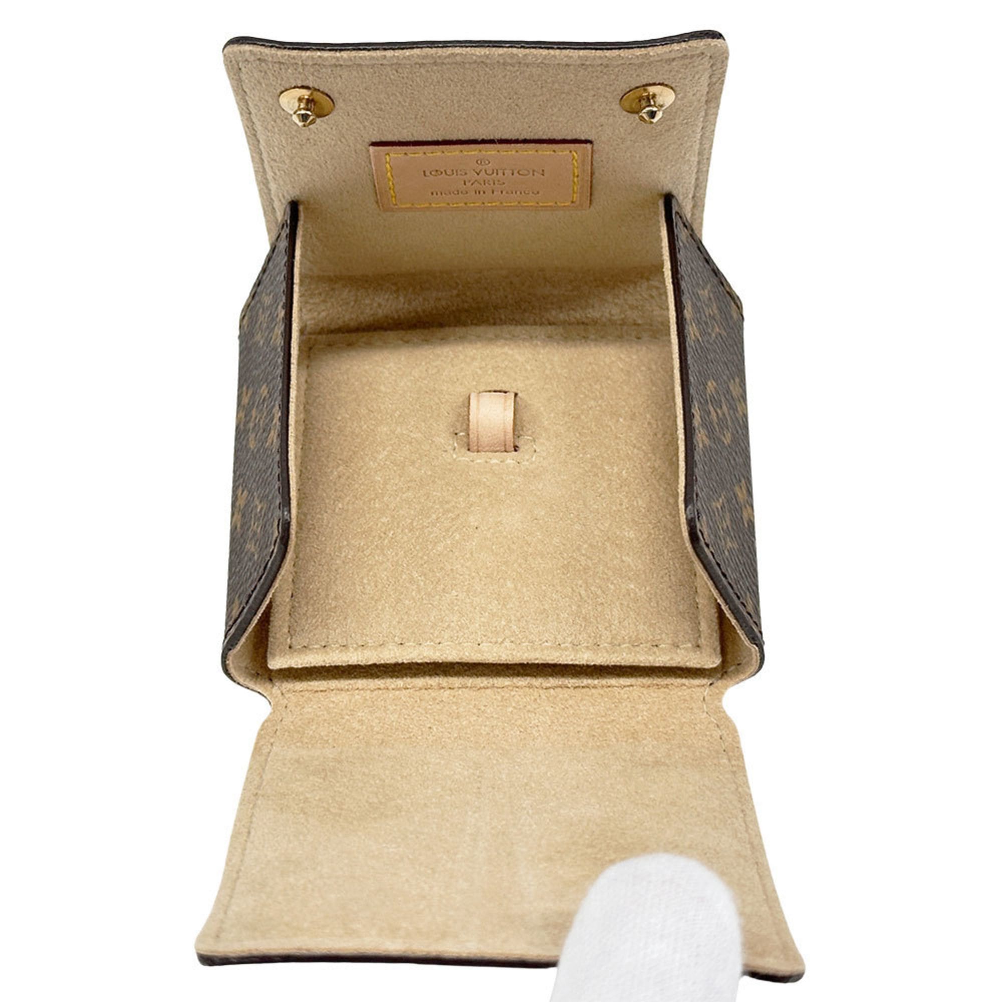 Louis Vuitton Louis Vuitton Women's Accessories Brand Monogram Canvas Brown Jewelry Case Size ONE SIZE - 6 Thumbnail