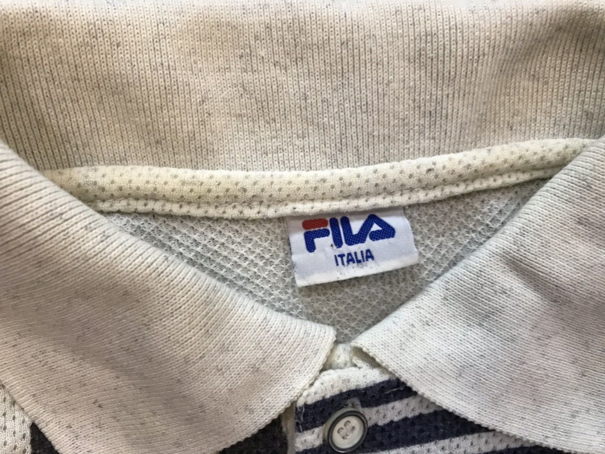 Fila Fila Full Print Monogram Spell Out Collared Shirt Size US XL / EU 56 / 4 - 4 Thumbnail