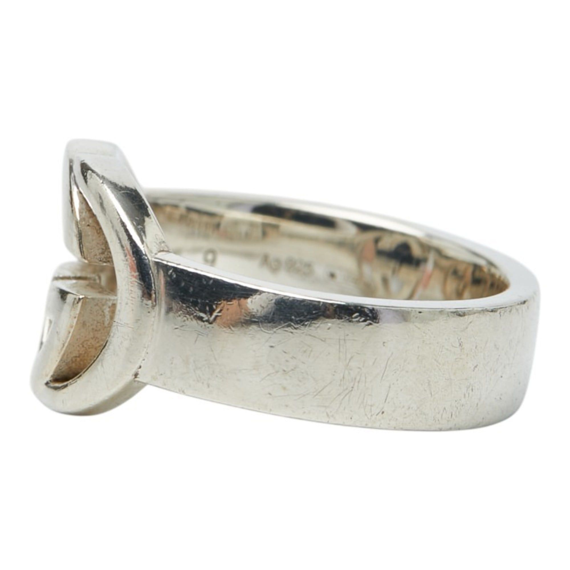 Gucci Gucci Interlocking G Ring, Size #9, SV925 Silver, Women's GUCCI Size ONE SIZE - 3 Thumbnail