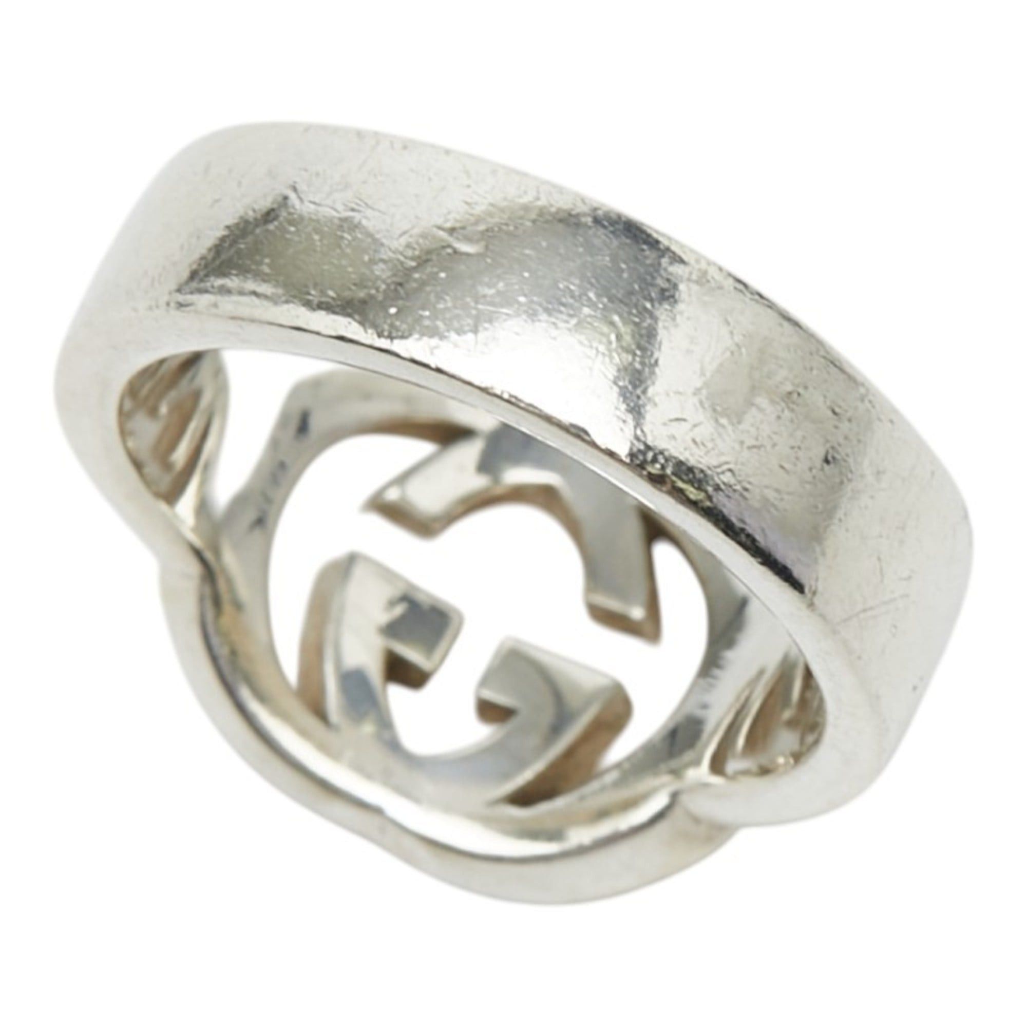 Gucci Gucci Interlocking G Ring, Size #9, SV925 Silver, Women's GUCCI Size ONE SIZE - 5 Thumbnail