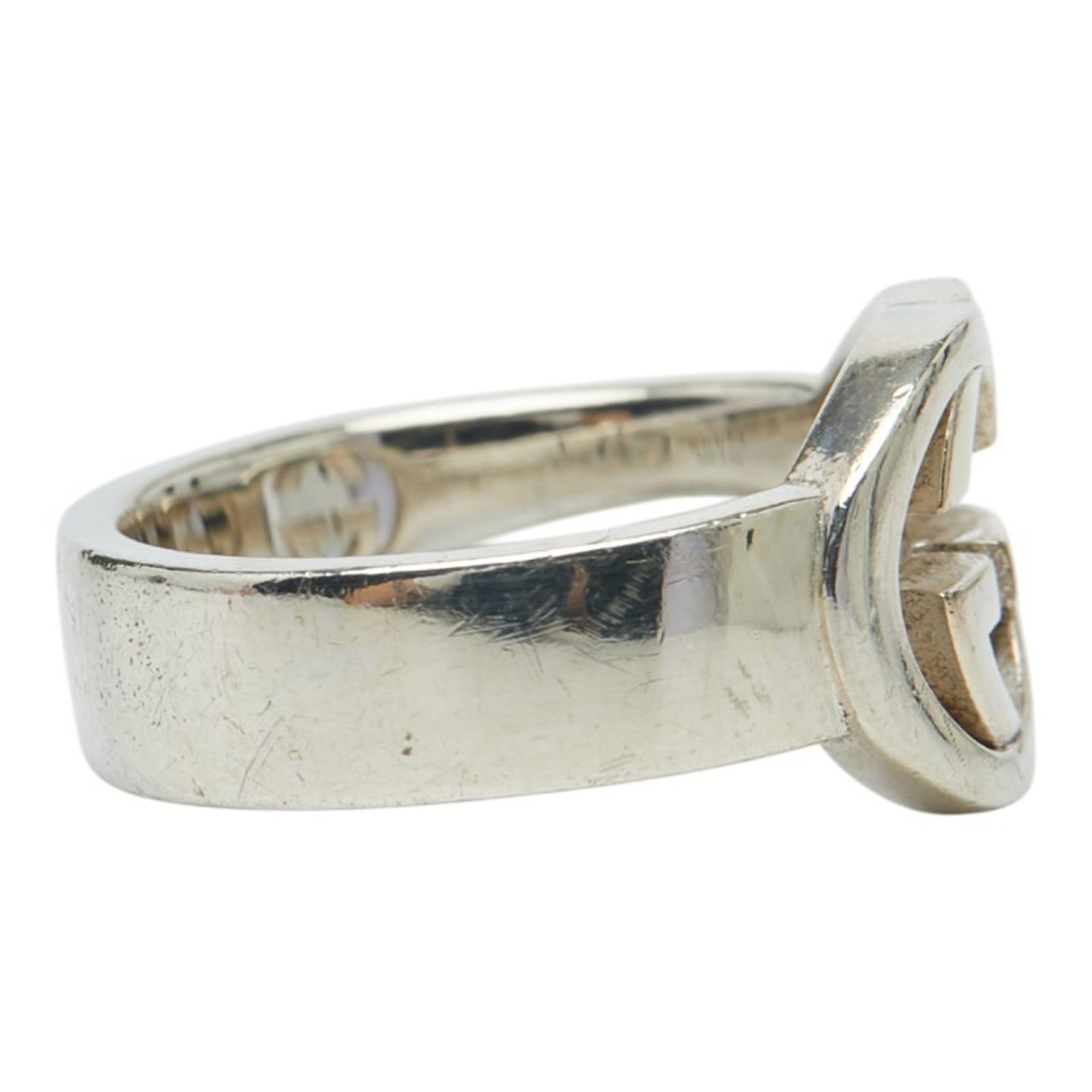 Gucci Gucci Interlocking G Ring, Size #9, SV925 Silver, Women's GUCCI Size ONE SIZE - 4 Thumbnail