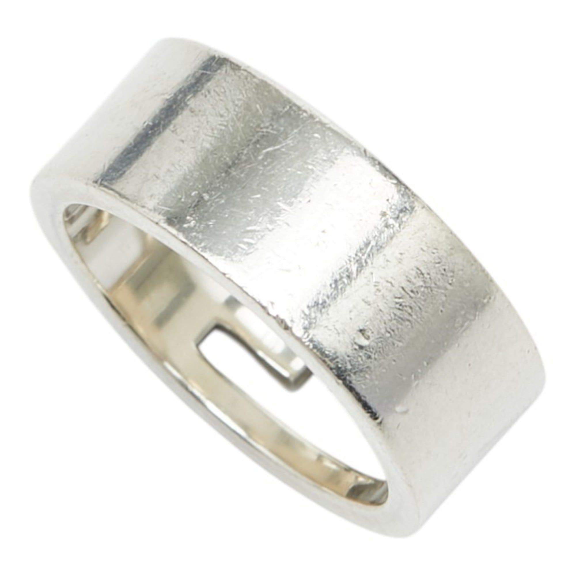 Gucci Gucci Branded G Ring, Size #15, SV925 Silver, Women's GUCCI Size ONE SIZE - 5 Thumbnail