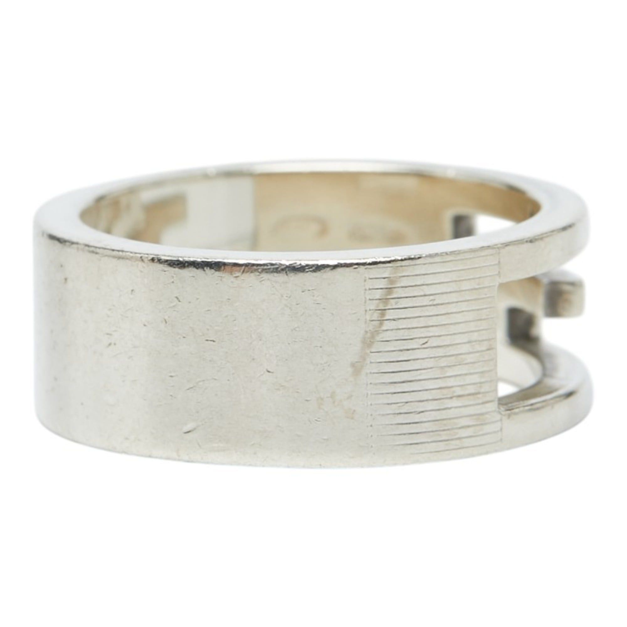 Gucci Gucci Branded G Ring, Size #15, SV925 Silver, Women's GUCCI Size ONE SIZE - 4 Thumbnail