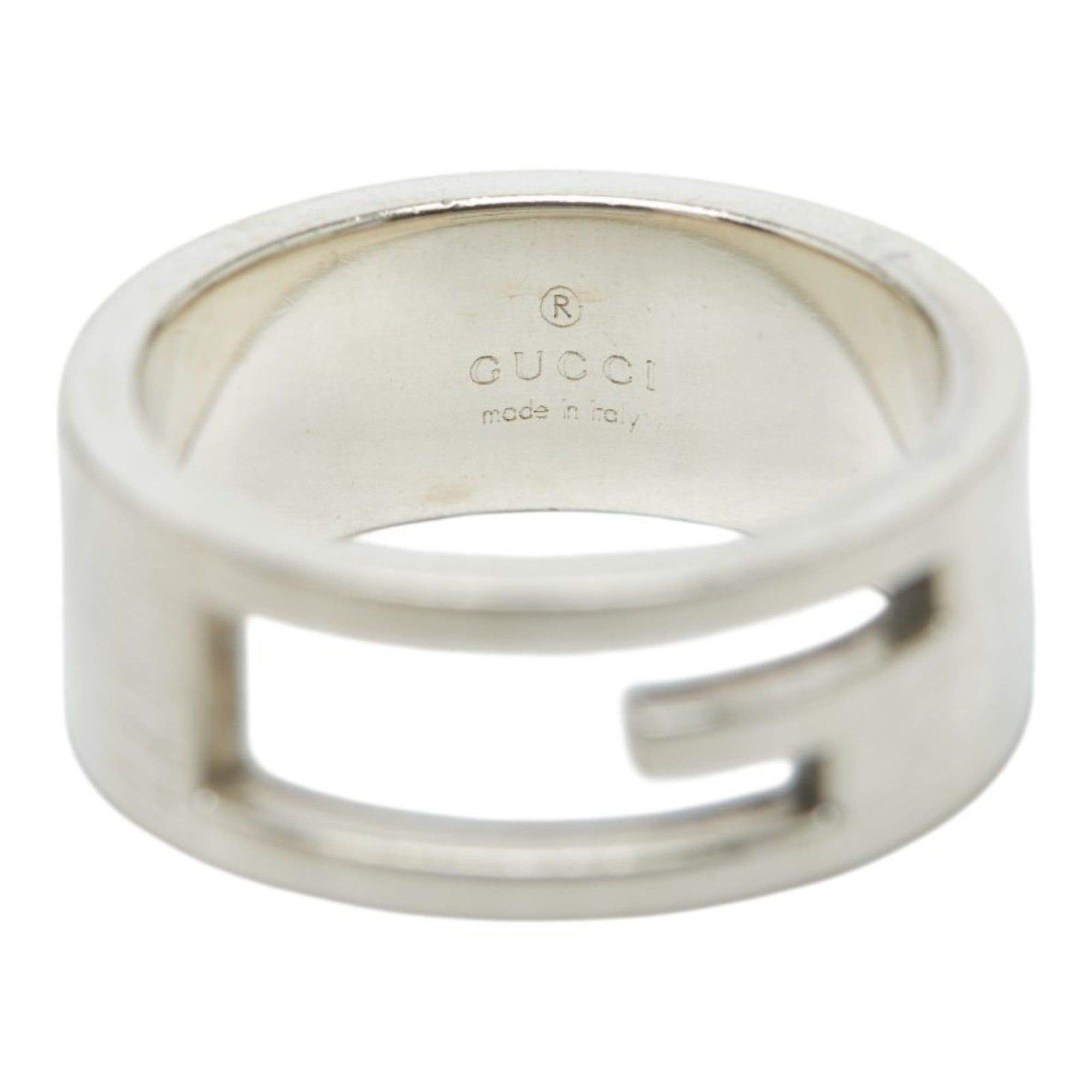 Gucci Gucci Branded G Ring, Size #15, SV925 Silver, Women's GUCCI Size ONE SIZE - 7 Thumbnail