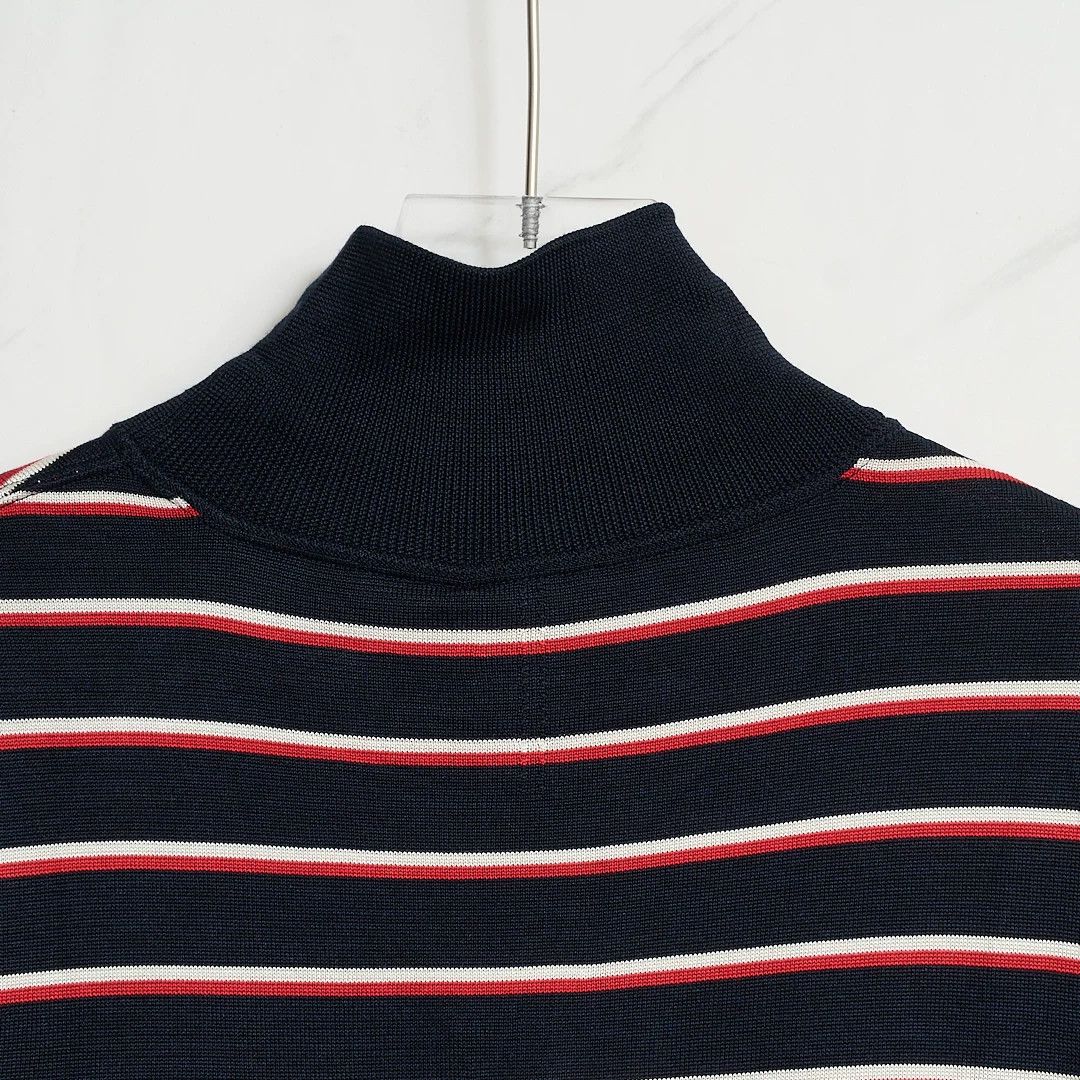 Saint Laurent Paris Saint Laurent Men's Striped Turtleneck Sweater Size US M / EU 48-50 / 2 - 6 Thumbnail
