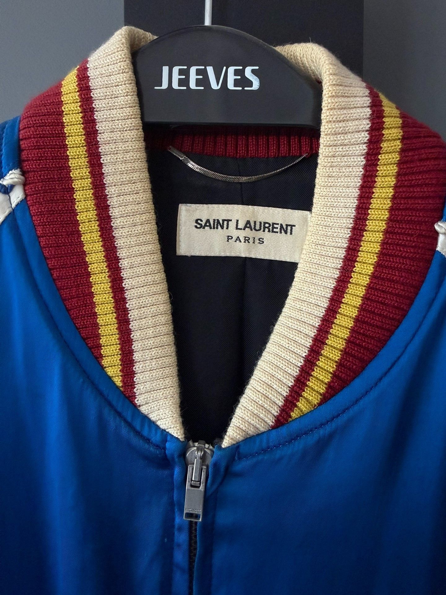 Saint Laurent Paris Saint Laurent Paris Blue Bomber Jacket Size US M / EU 48-50 / 2 - 3 Thumbnail