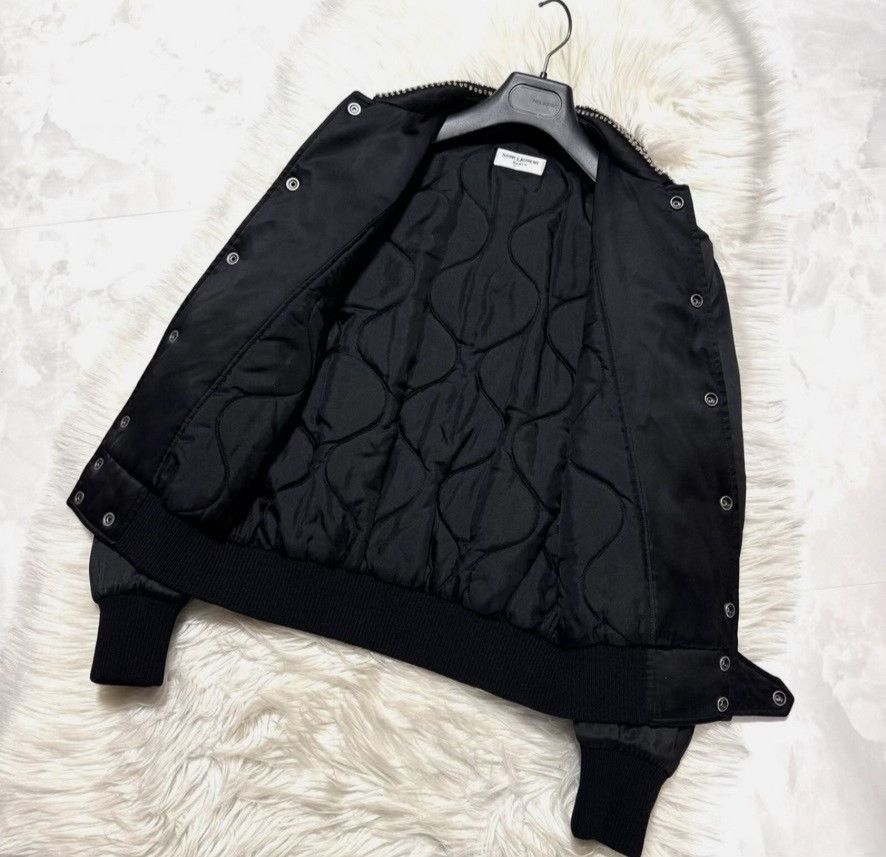 Saint Laurent Paris Saint Laurent Diamond Collar Je T'Aime Jacket Size US M / EU 48-50 / 2 - 2 Thumbnail