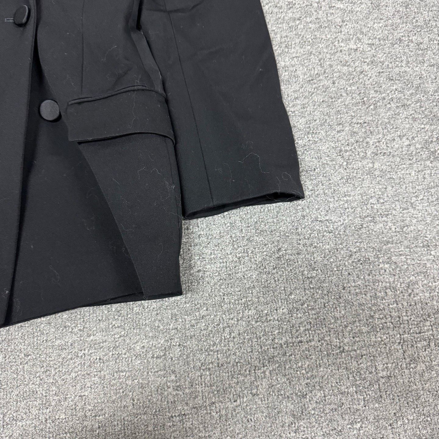 Saint Laurent Paris Saint Laurent Black Double-Breasted Blazer Size US M / EU 48-50 / 2 - 4 Thumbnail