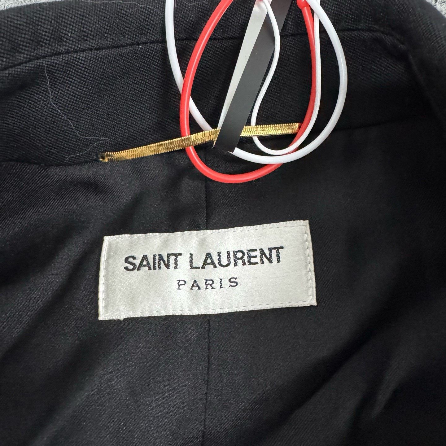 Saint Laurent Paris Saint Laurent Black Double-Breasted Blazer Size US M / EU 48-50 / 2 - 6 Thumbnail