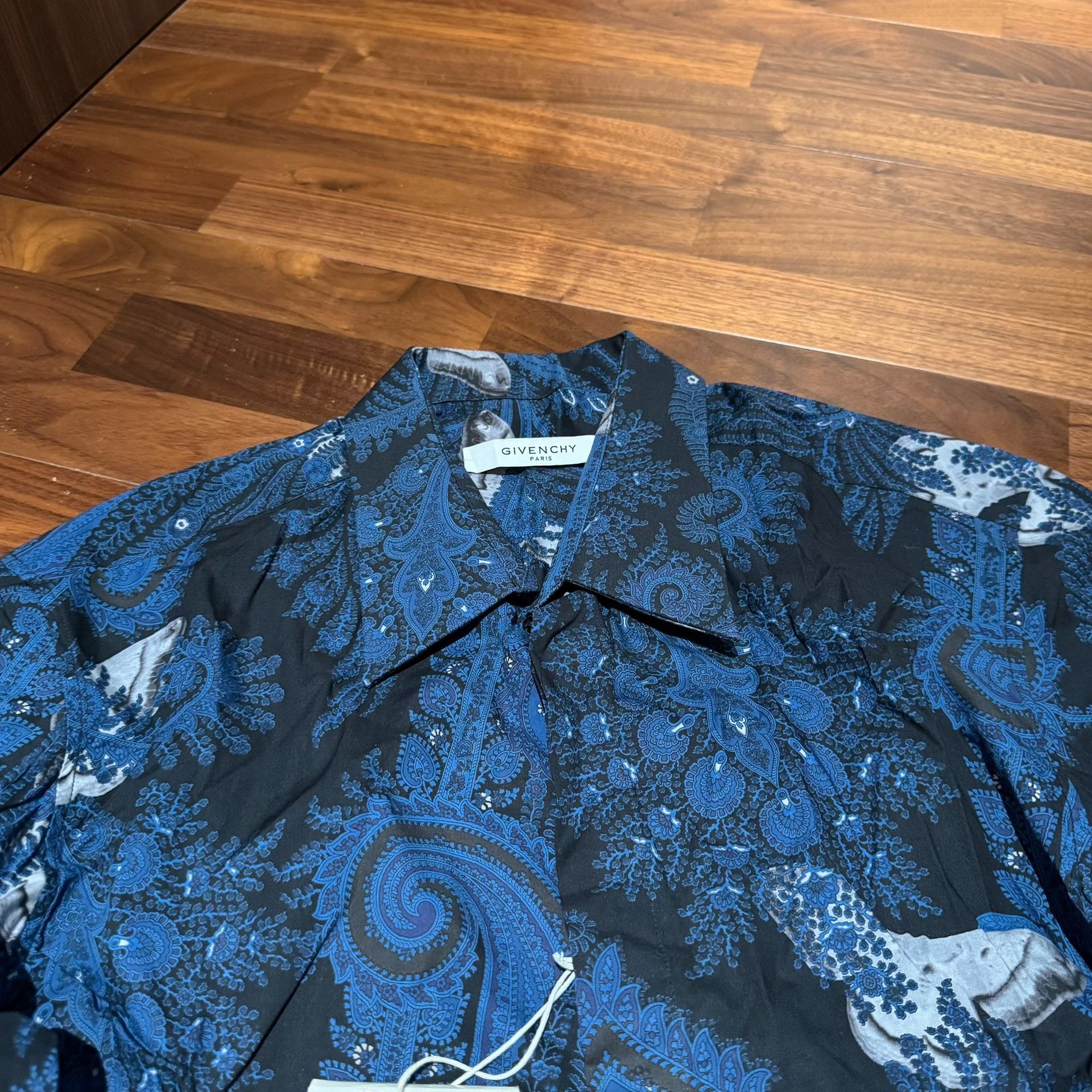 Givenchy Givenchy Vine Print Slim Long-Sleeve Shirt Size US M / EU 48-50 / 2 - 3 Thumbnail