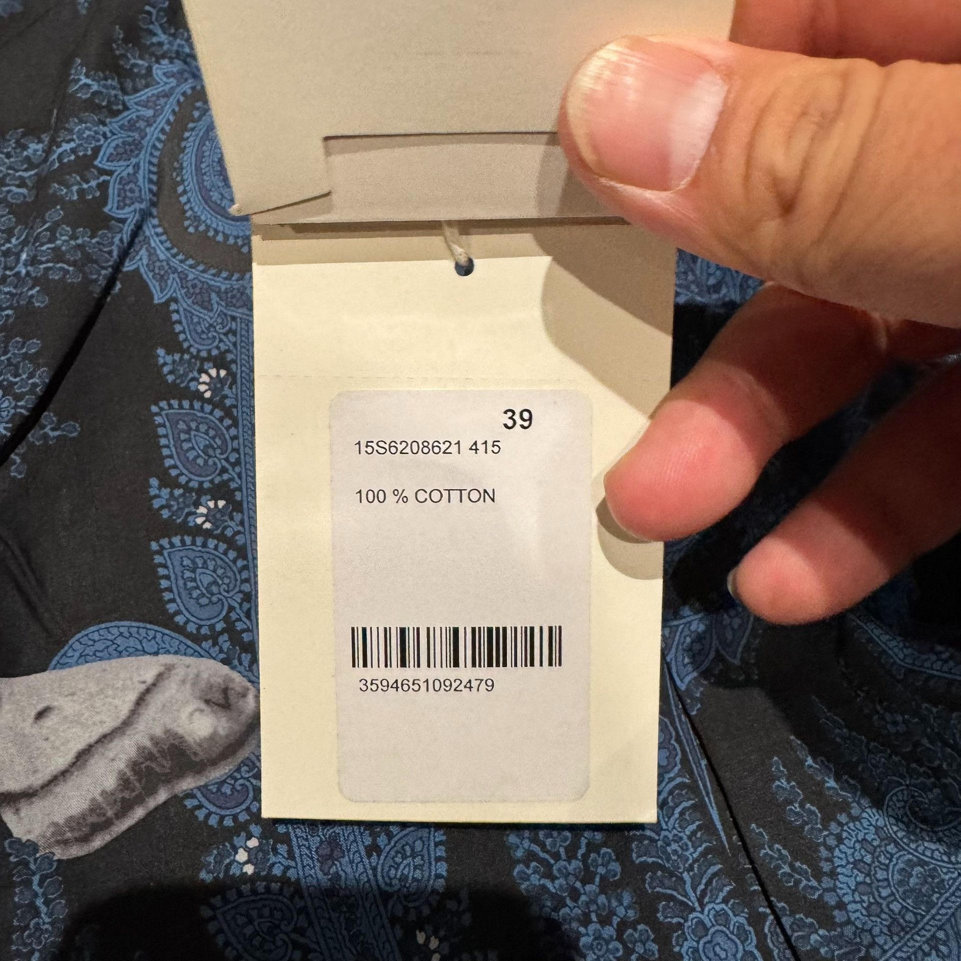 Givenchy Givenchy Vine Print Slim Long-Sleeve Shirt Size US M / EU 48-50 / 2 - 5 Thumbnail