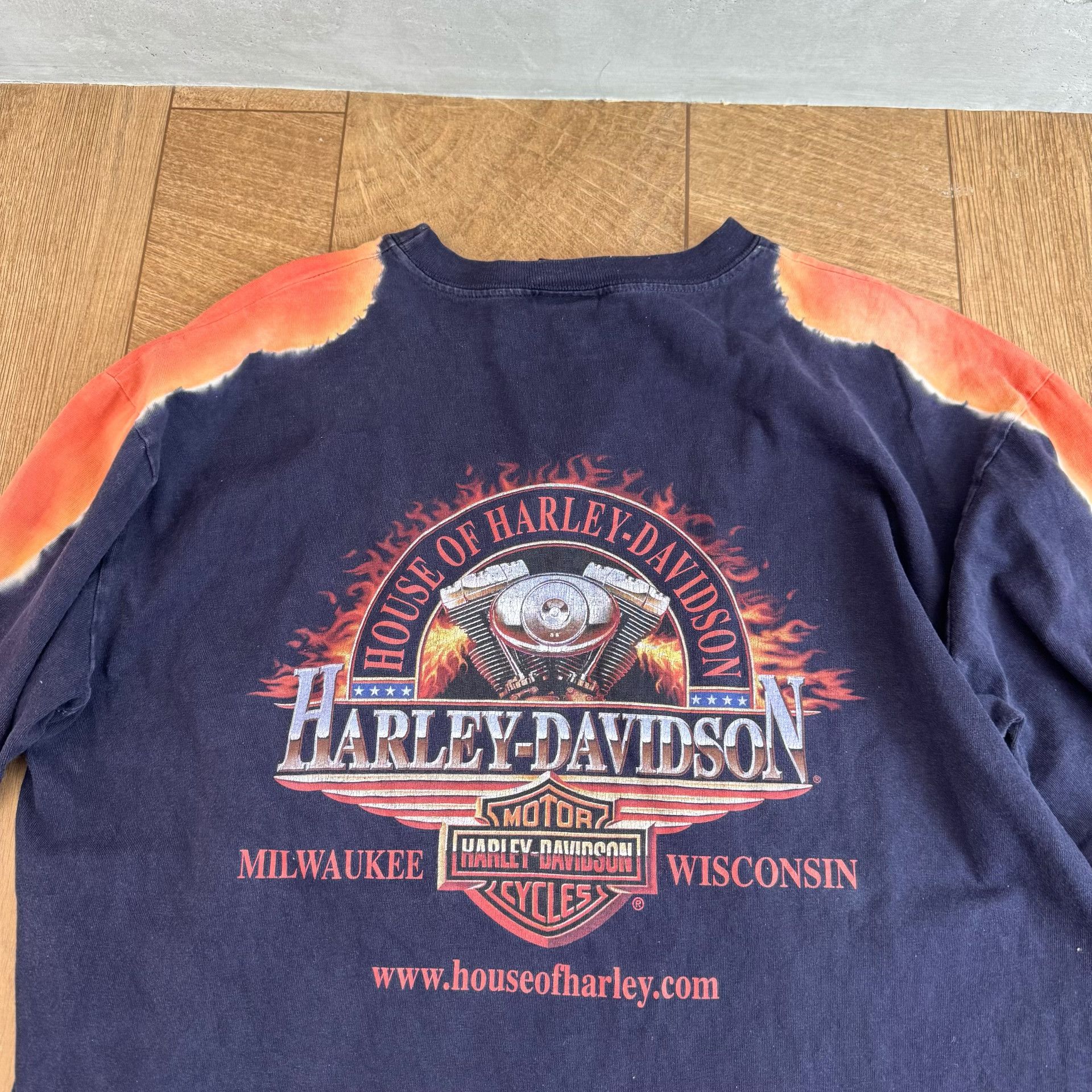 Harley Davidson Harley Davidson Vintage Long Sleeve Sweatshirt Size US M / EU 48-50 / 2 - 5 Thumbnail