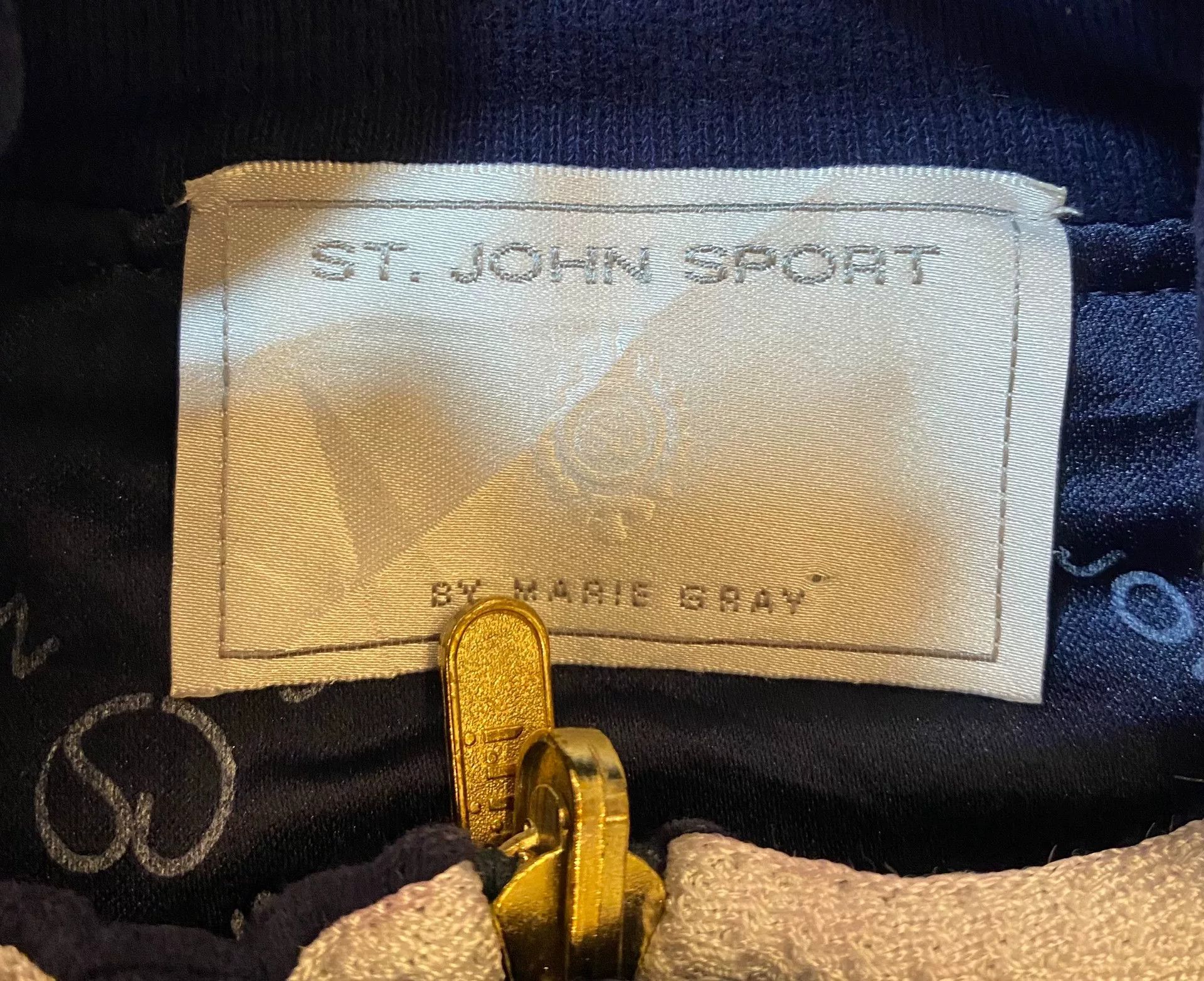 St. John ST.JOHN Blue Double-Sided Letter Jacket Size US M / EU 48-50 / 2 - 6 Thumbnail