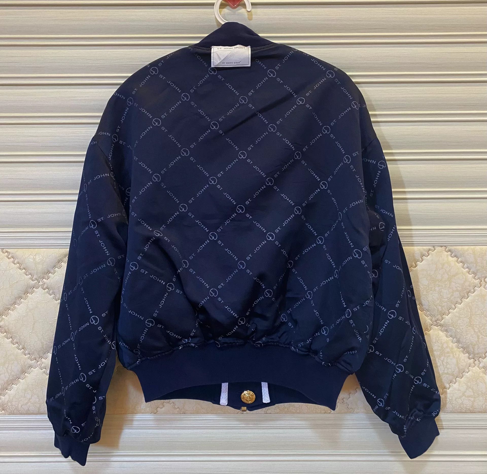 St. John ST.JOHN Blue Double-Sided Letter Jacket Size US M / EU 48-50 / 2 - 4 Thumbnail