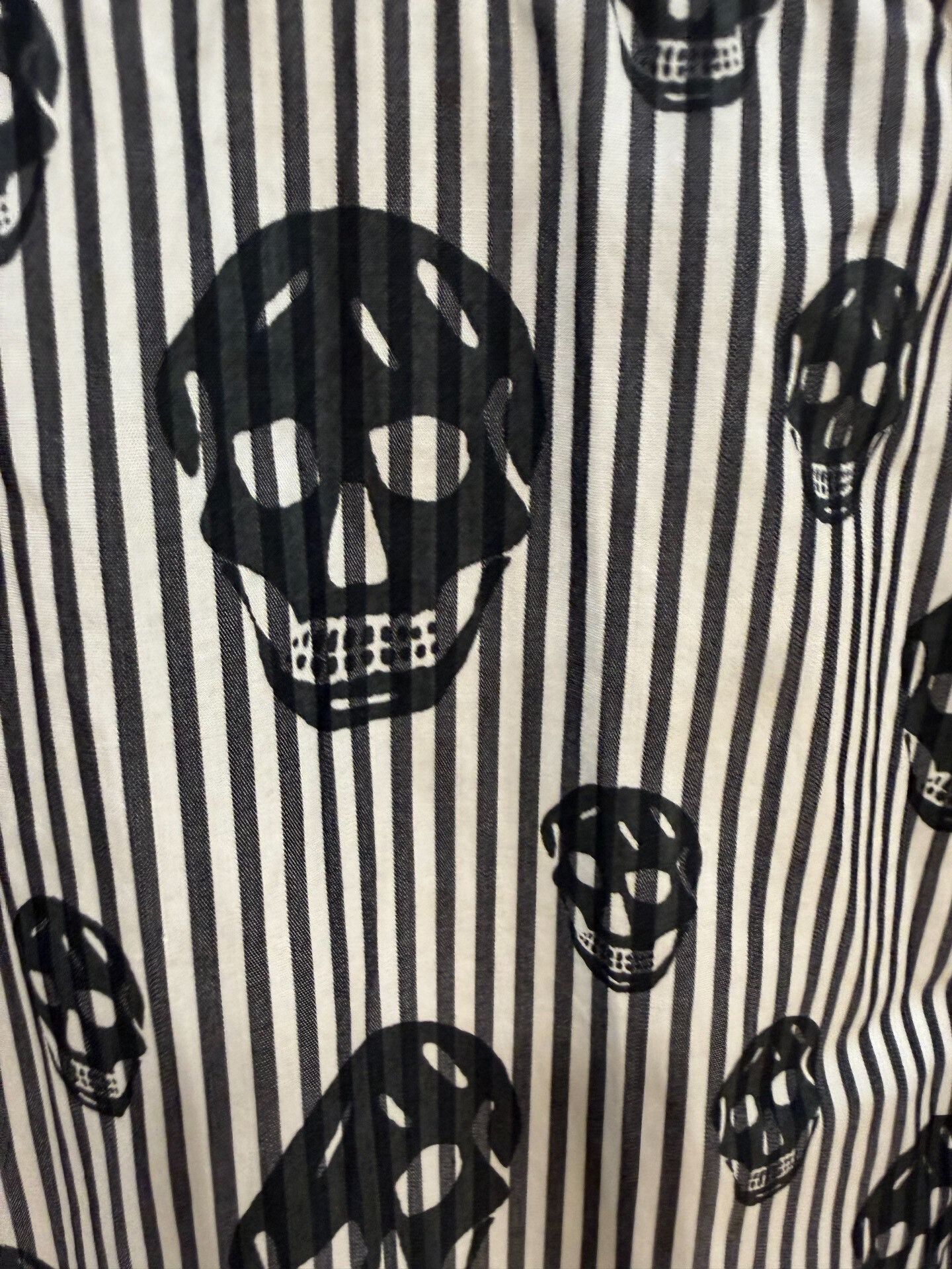 Alexander McQueen Alexander McQueen Striped Skull Print Shirt Size US M / EU 48-50 / 2 - 8 Thumbnail