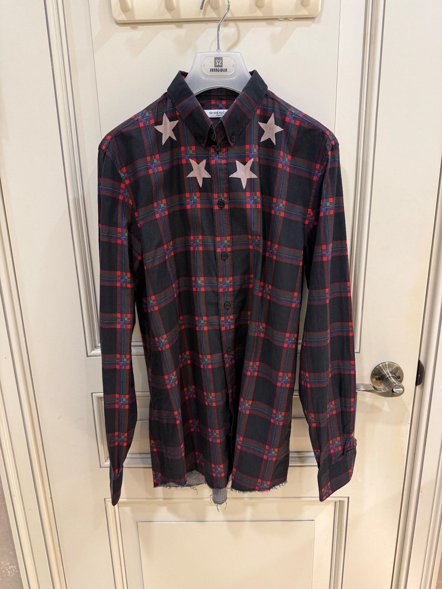 Givenchy Givenchy GVC Classic Star Plaid Shirt Size US M / EU 48-50 / 2 - 2 Thumbnail