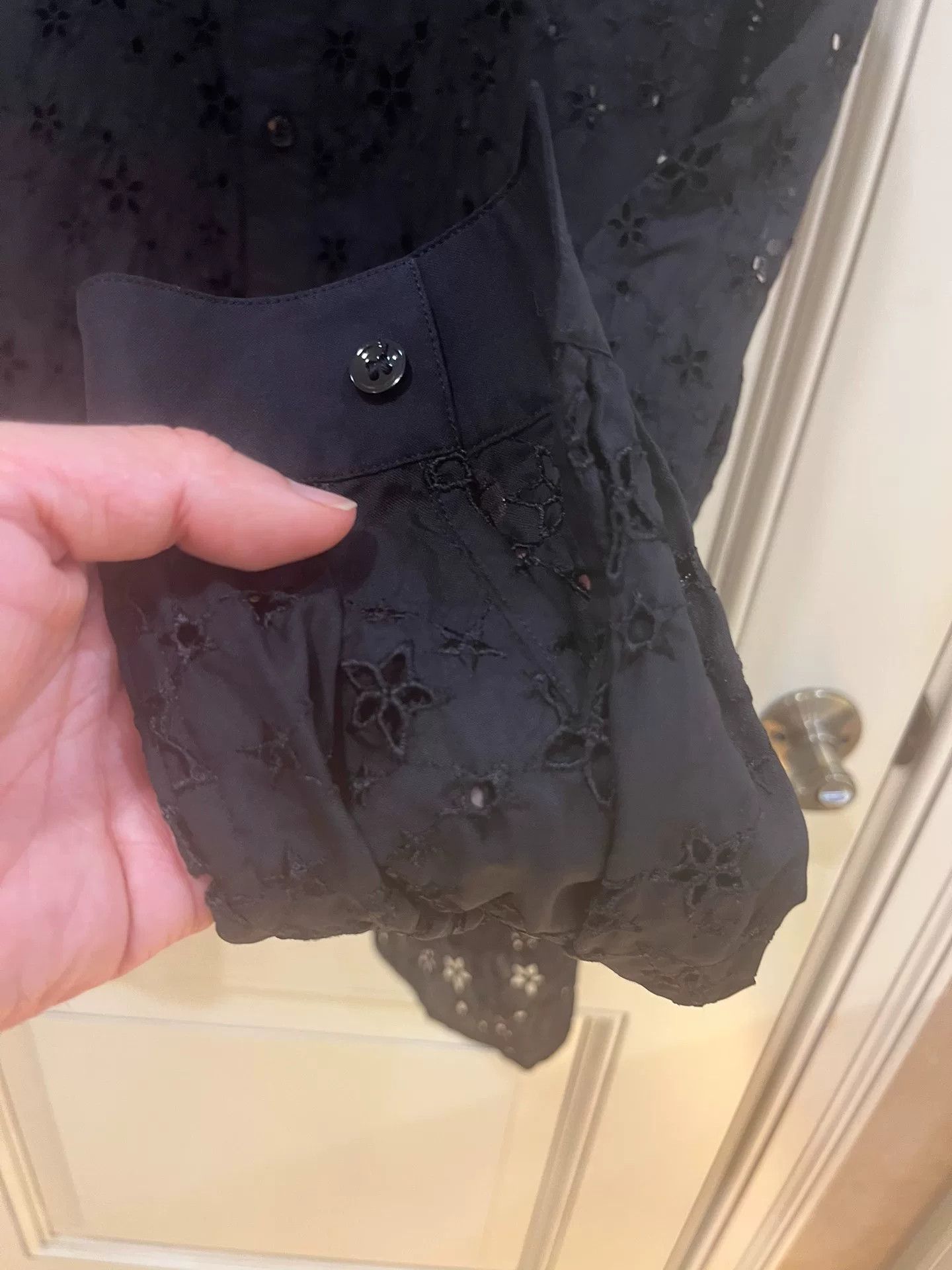 Saint Laurent Paris Saint Laurent Black Star Embroidery Shirt Size US M / EU 48-50 / 2 - 9 Thumbnail