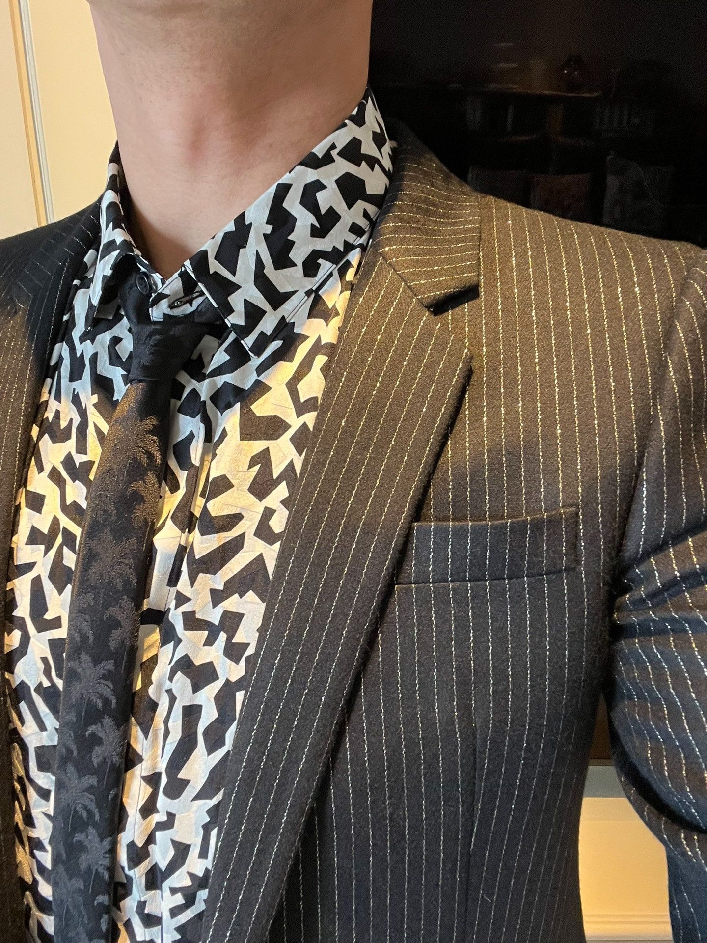 Saint Laurent Paris Saint Laurent 22FW Classic Silk Shirt Size US M / EU 48-50 / 2 - 8 Thumbnail