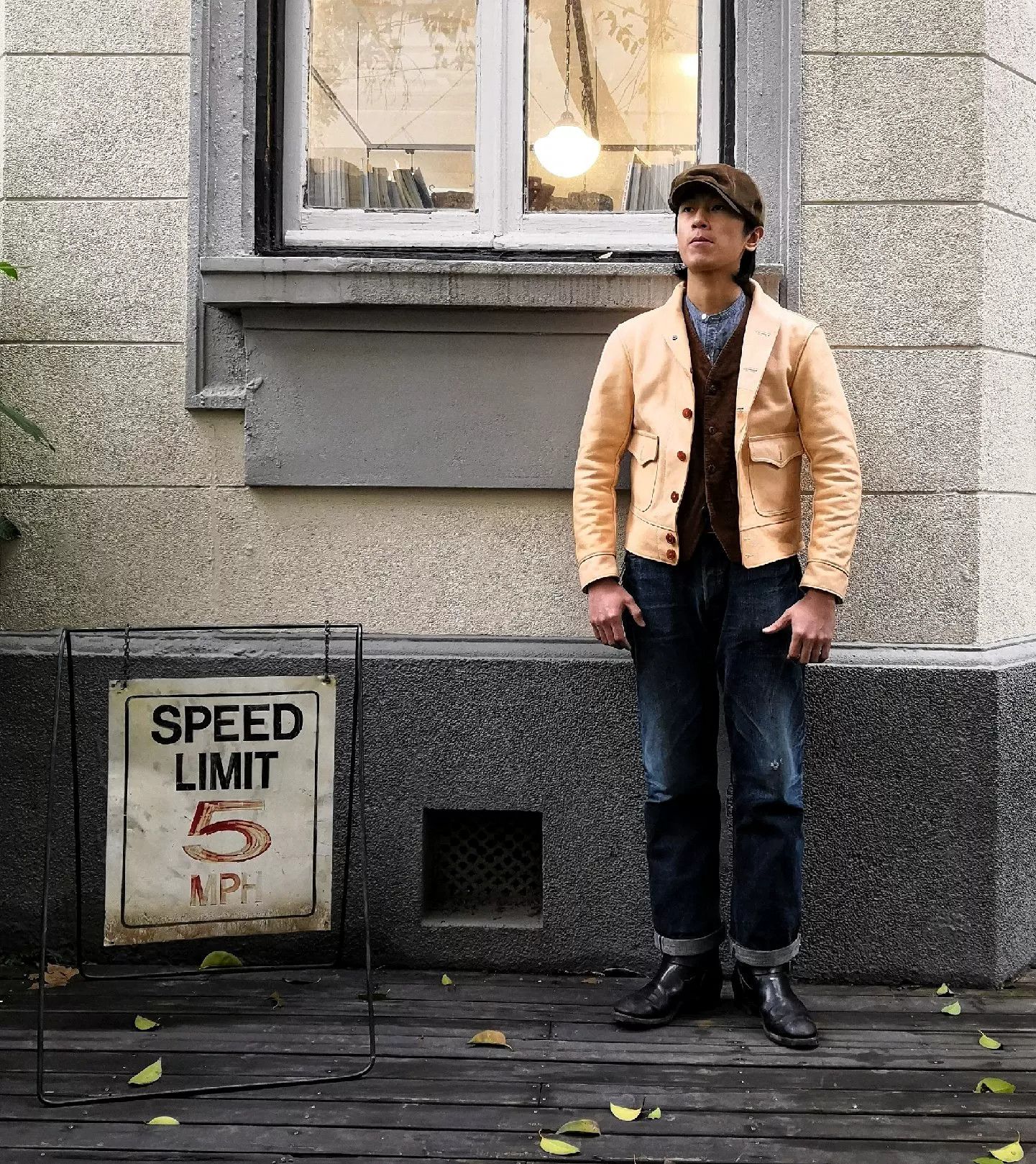 Mister Freedom Mister Freedom Vegetable-Tanned Campus Jacket Size US M / EU 48-50 / 2 - 3 Thumbnail
