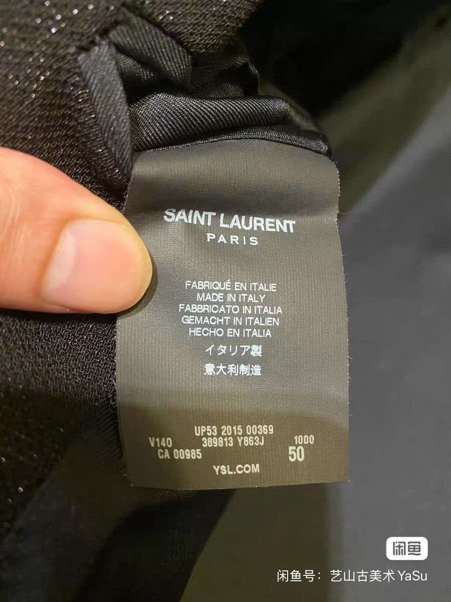 Saint Laurent Paris Saint Laurent FW15 Glitter Blazer Size US M / EU 48-50 / 2 - 8 Thumbnail