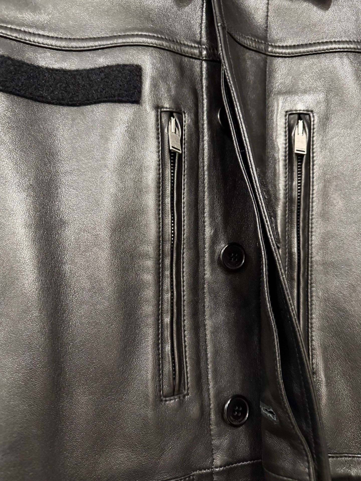 Saint Laurent Paris Saint Laurent 18FW Leather Hunting Jacket Size US M / EU 48-50 / 2 - 5 Thumbnail