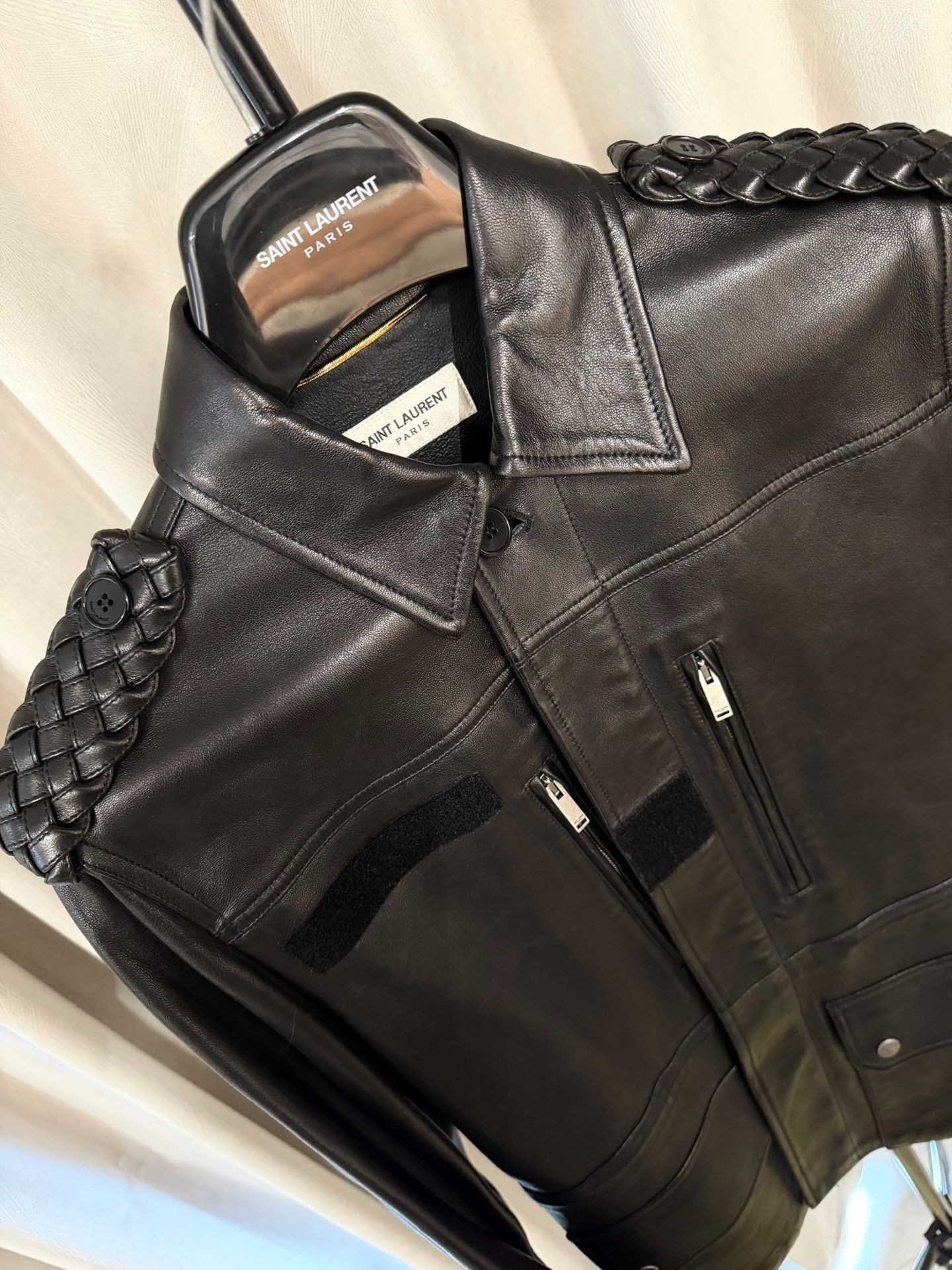 Saint Laurent Paris Saint Laurent 18FW Leather Hunting Jacket Size US M / EU 48-50 / 2 - 3 Thumbnail