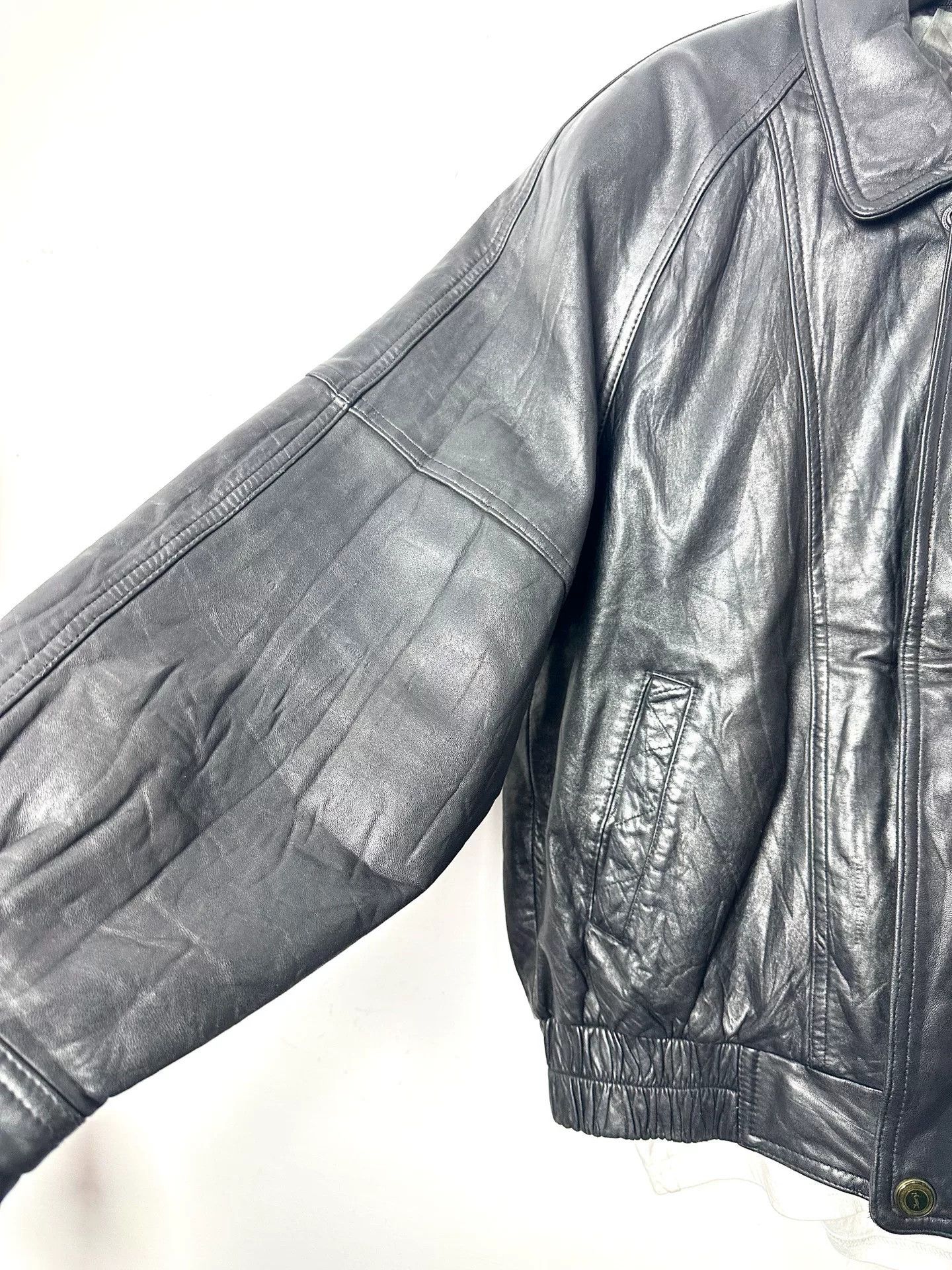 Saint Laurent Paris Vintage 90s Yves Saint Laurent Leather Jacket Size US M / EU 48-50 / 2 - 4 Thumbnail