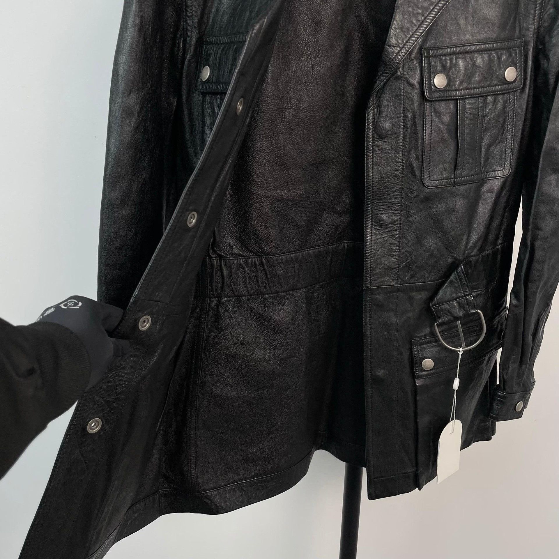 Saint Laurent Paris Saint Laurent 2017FW Black Leather Jacket Size US M / EU 48-50 / 2 - 3 Thumbnail