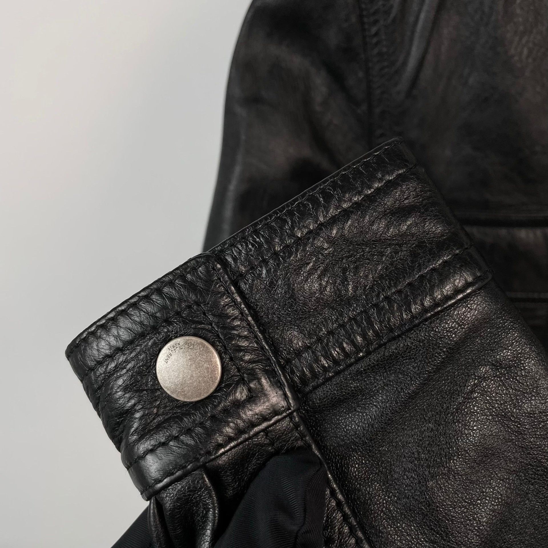 Saint Laurent Paris Saint Laurent 2017FW Black Leather Jacket Size US M / EU 48-50 / 2 - 4 Thumbnail