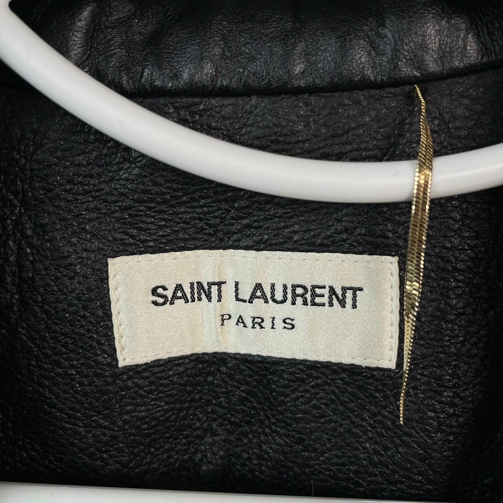 Saint Laurent Paris Saint Laurent 2017FW Black Leather Jacket Size US M / EU 48-50 / 2 - 5 Thumbnail