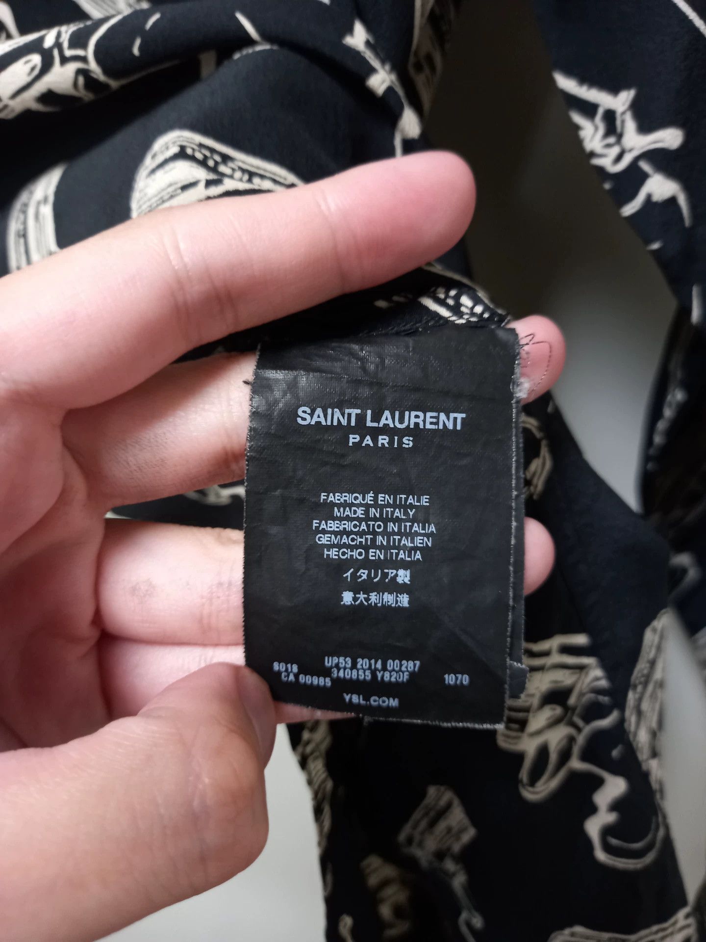 Saint Laurent Paris Saint Laurent SLP 14SS Revolver Shirt Size US M / EU 48-50 / 2 - 5 Thumbnail