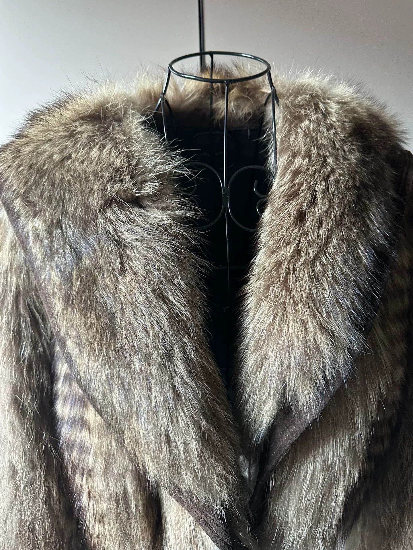 Vintage Vintage Fox Fur Oversized Lapel Jacket Size M / US 6-8 / IT 42-44 - 4 Thumbnail