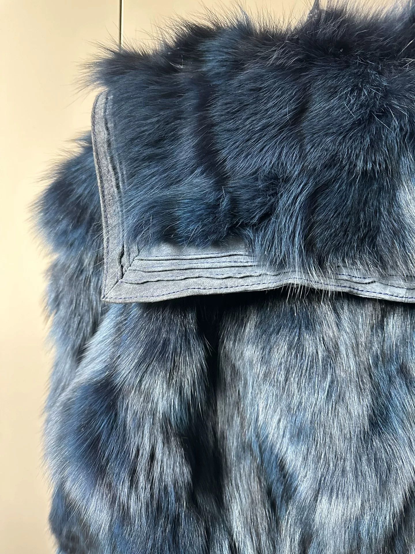 Vintage Vintage Fox Fur Oversized Lapel Jacket Size M / US 6-8 / IT 42-44 - 4 Thumbnail