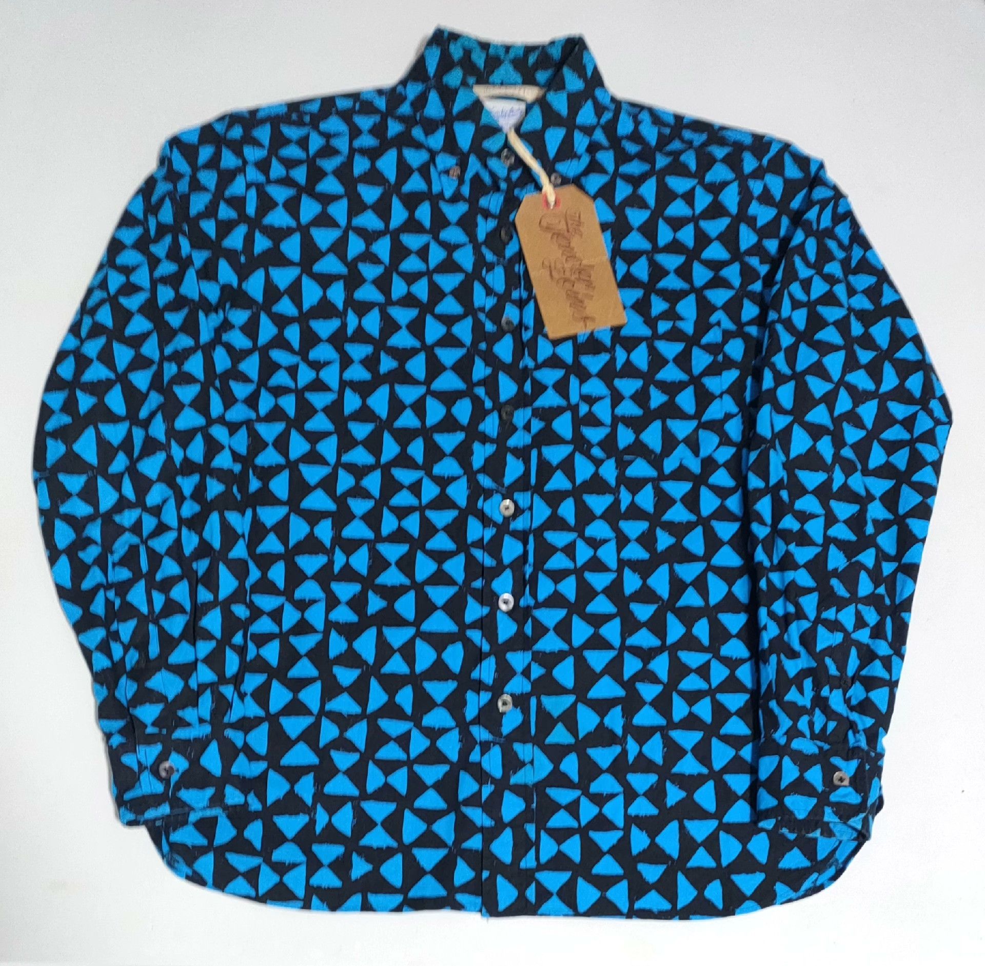 Other Geometric Shirt Black Blue Size US S / EU 44-46 / 1 - 2 Thumbnail