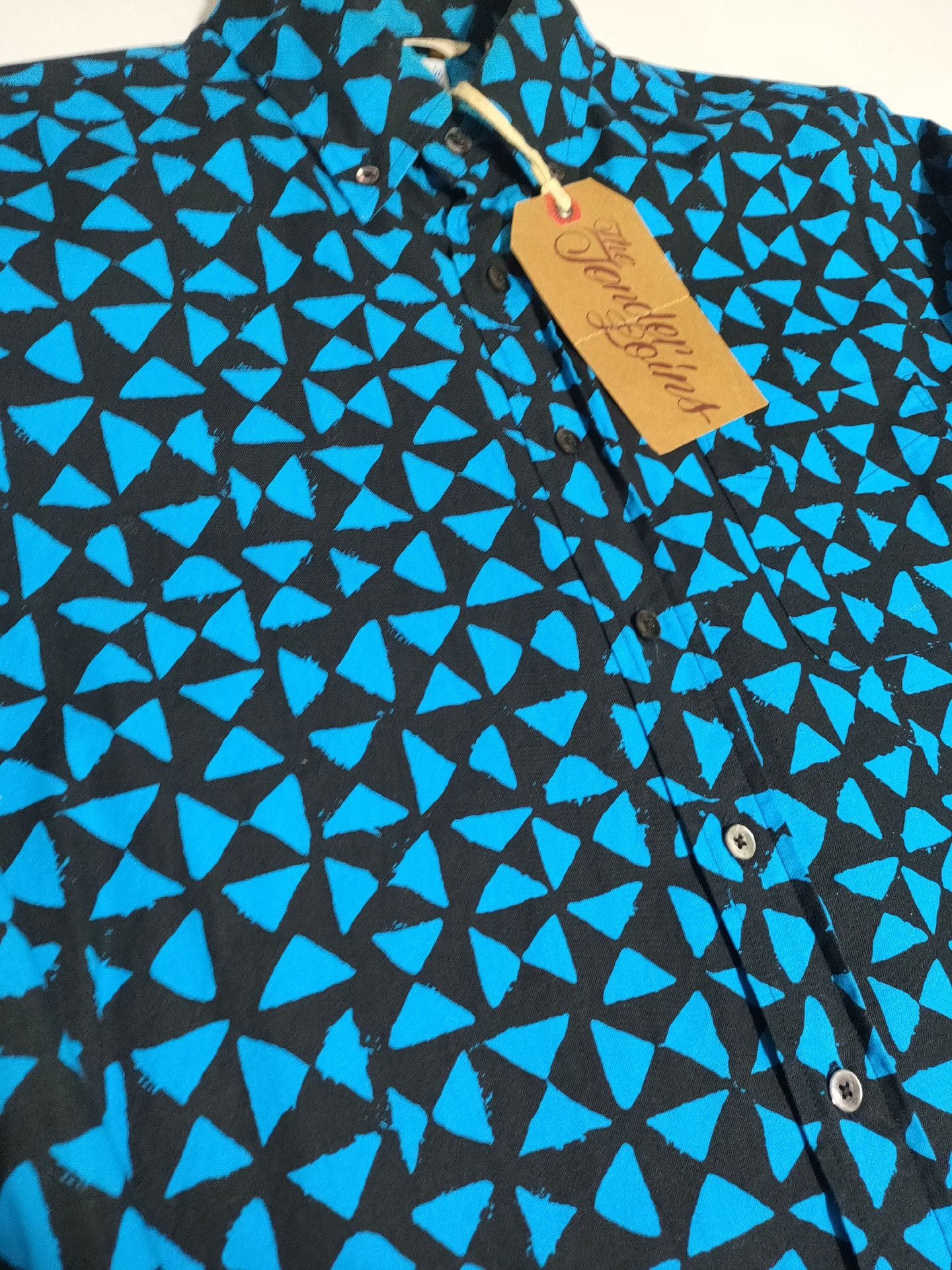 Other Geometric Shirt Black Blue Size US S / EU 44-46 / 1 - 4 Thumbnail