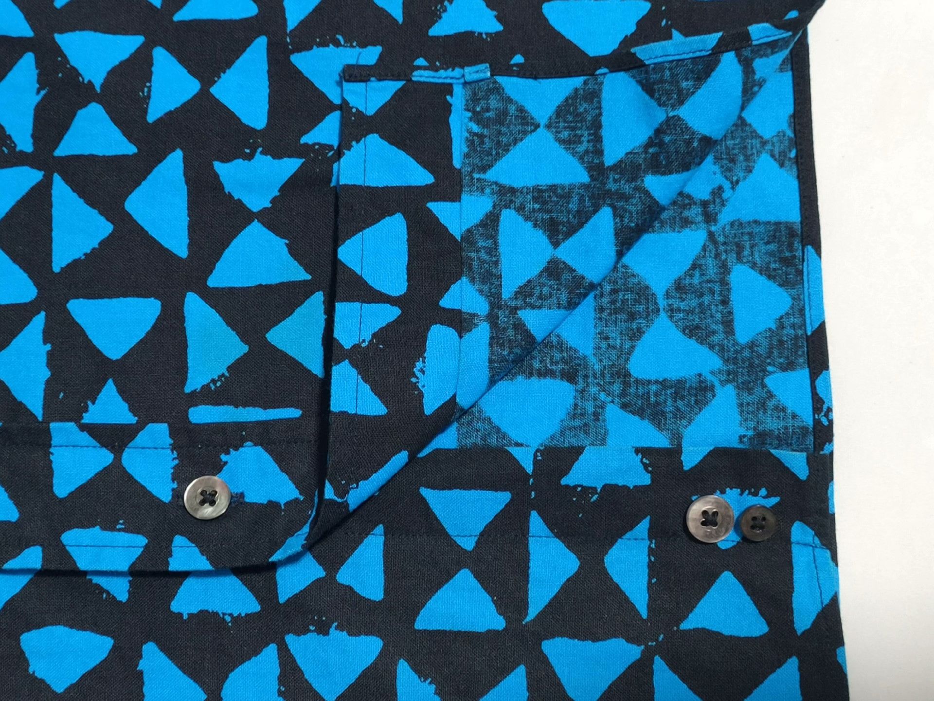 Other Geometric Shirt Black Blue Size US S / EU 44-46 / 1 - 6 Thumbnail