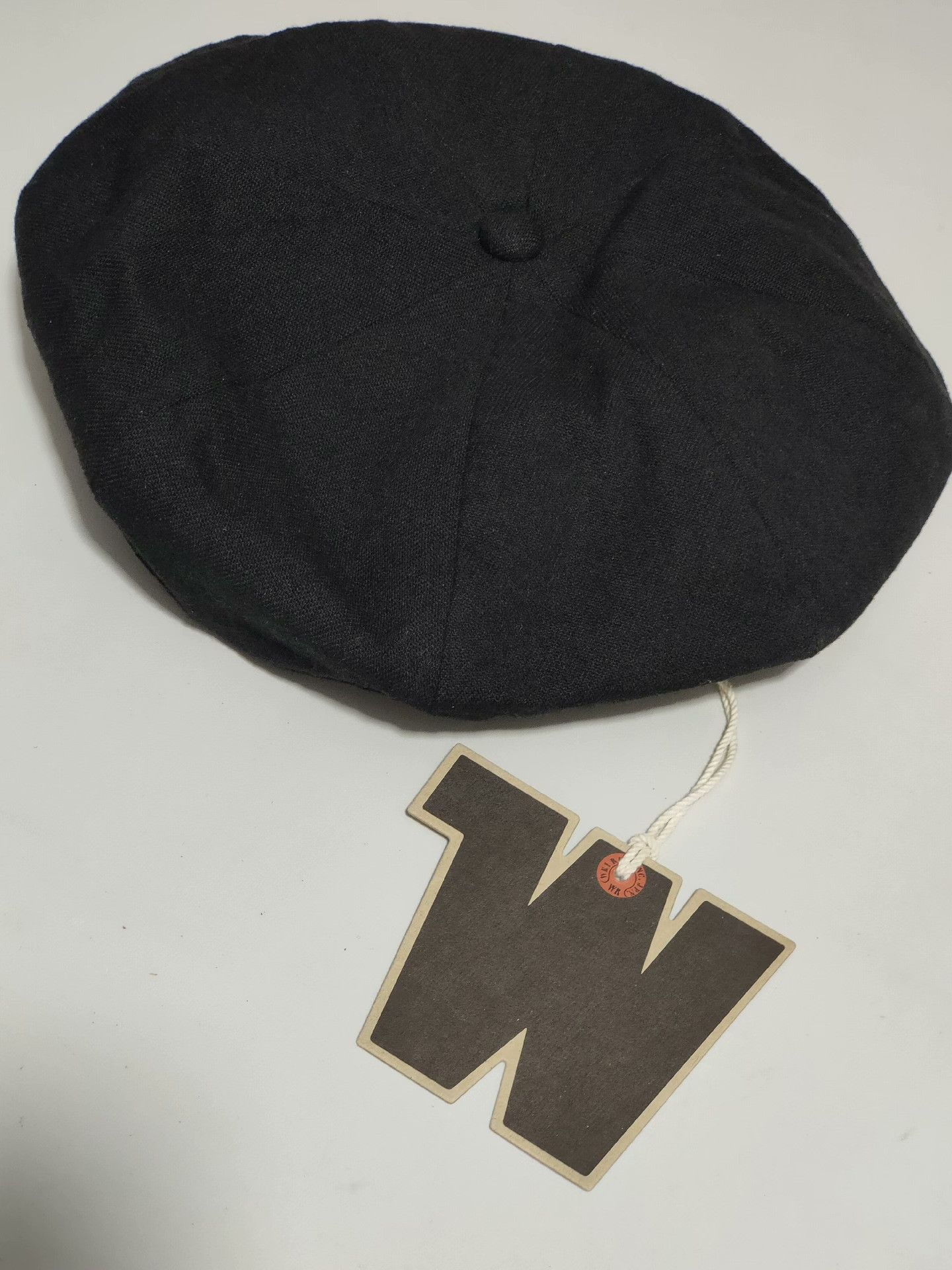 Vintage American Retro Black Beret Size ONE SIZE - 2 Thumbnail