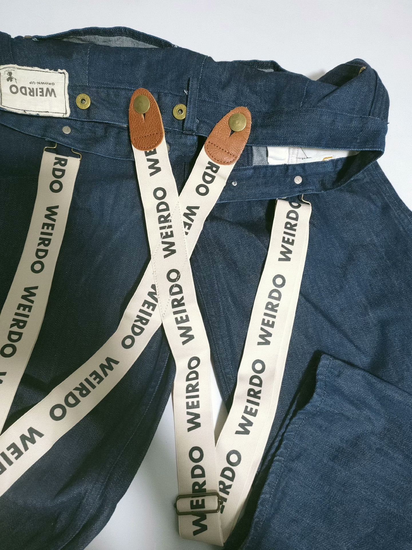 Vintage Gladhand Weirdo Denim Overalls Size US 34 / EU 50 - 2 Thumbnail