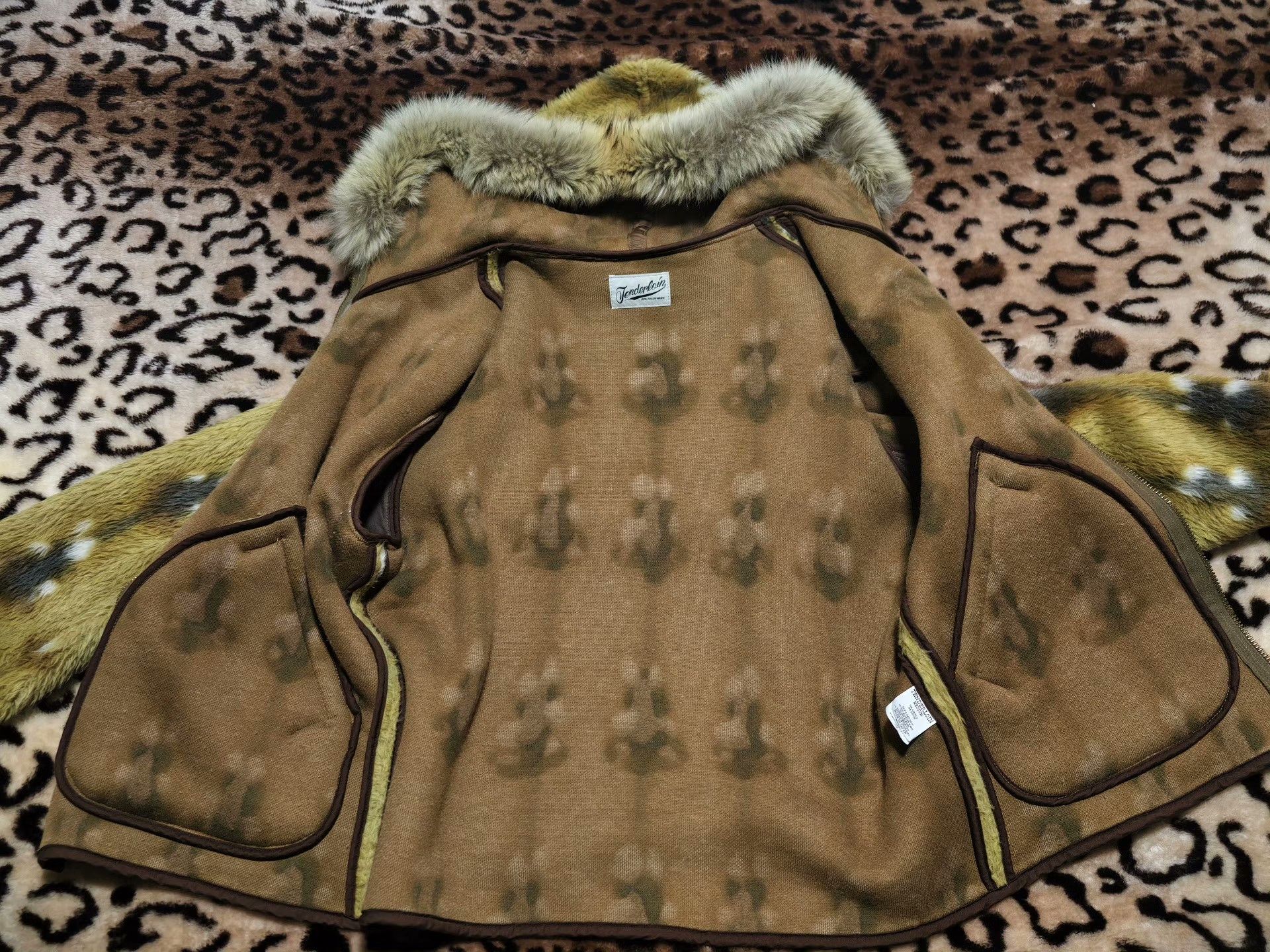 Other Fox Pattern Faux Fur Hoodie Size US M / EU 48-50 / 2 - 3 Thumbnail